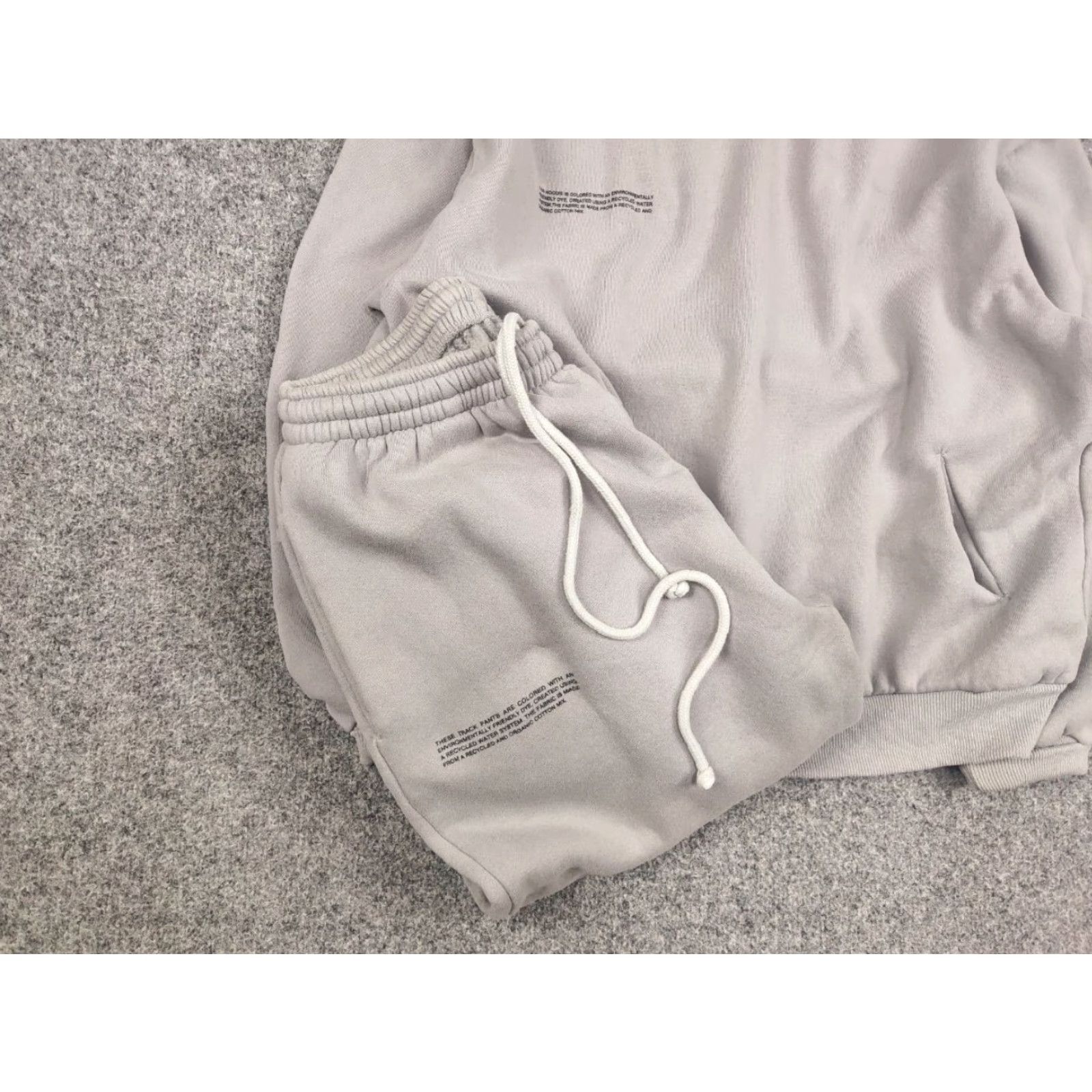 Pangaia Pangaia Tracksuit Hoodie Pants Organic Cotton Unisex Gray S Set Size US S / EU 44-46 / 1 - 7 Thumbnail