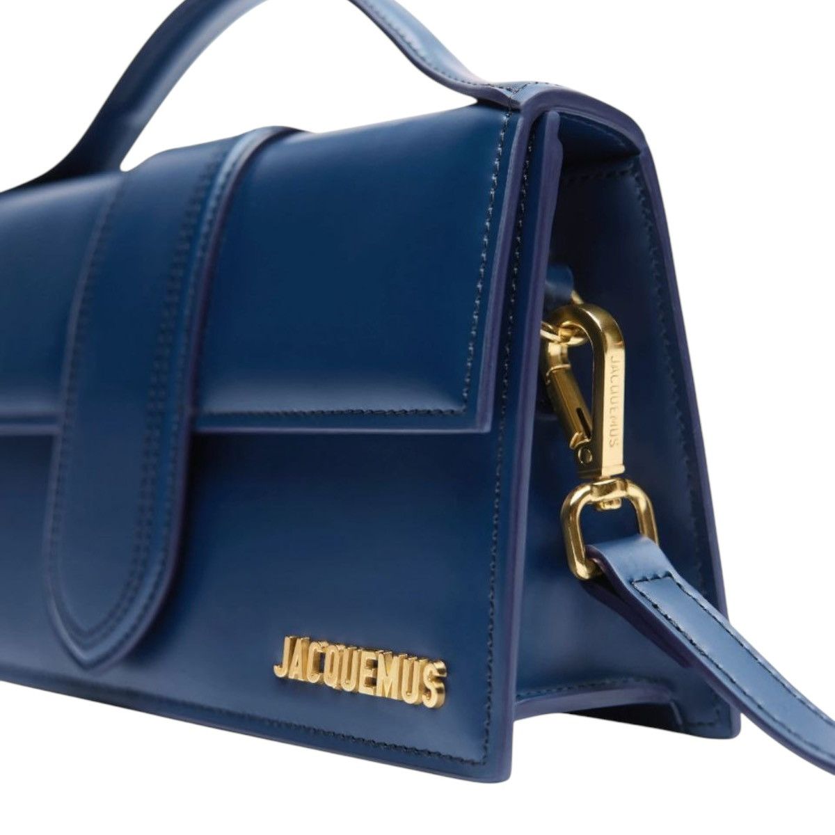 Jacquemus Jacquemus Le Grand Bambino bag in Dark Navy leather Size ONE SIZE - 6 Thumbnail