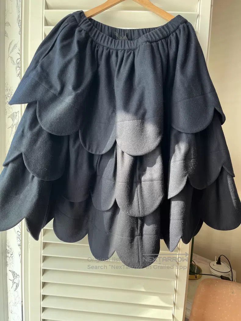 Comme des Garcons Comme Des Garcons size S Ruffle Midi Skirt Size 22" - 3 Thumbnail
