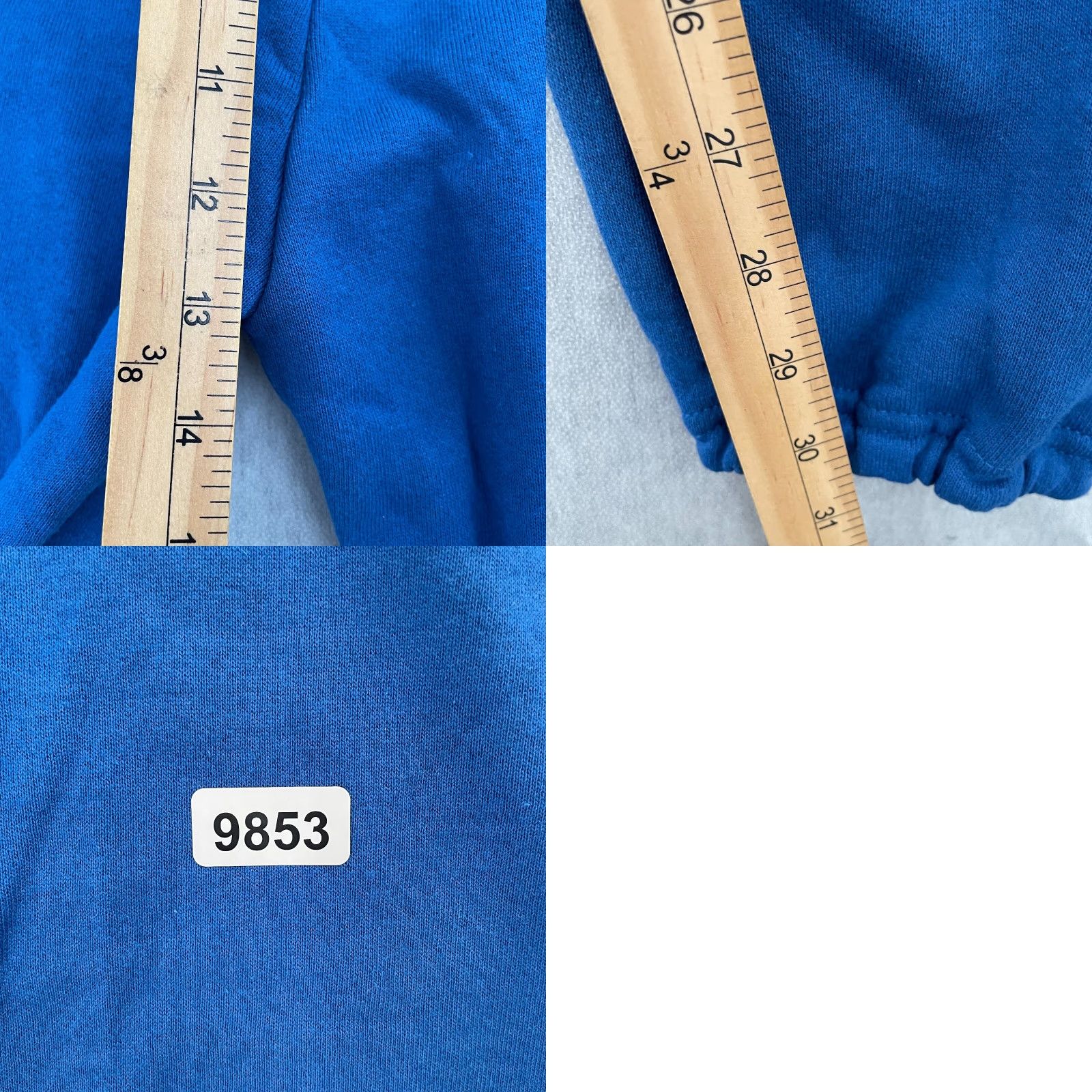 Jerzees VINTAGE Jerzees Soccer Pants Adult Large Blue Sweatpants Jogger Logo Mens L NEW Size US 33 - 8 Thumbnail