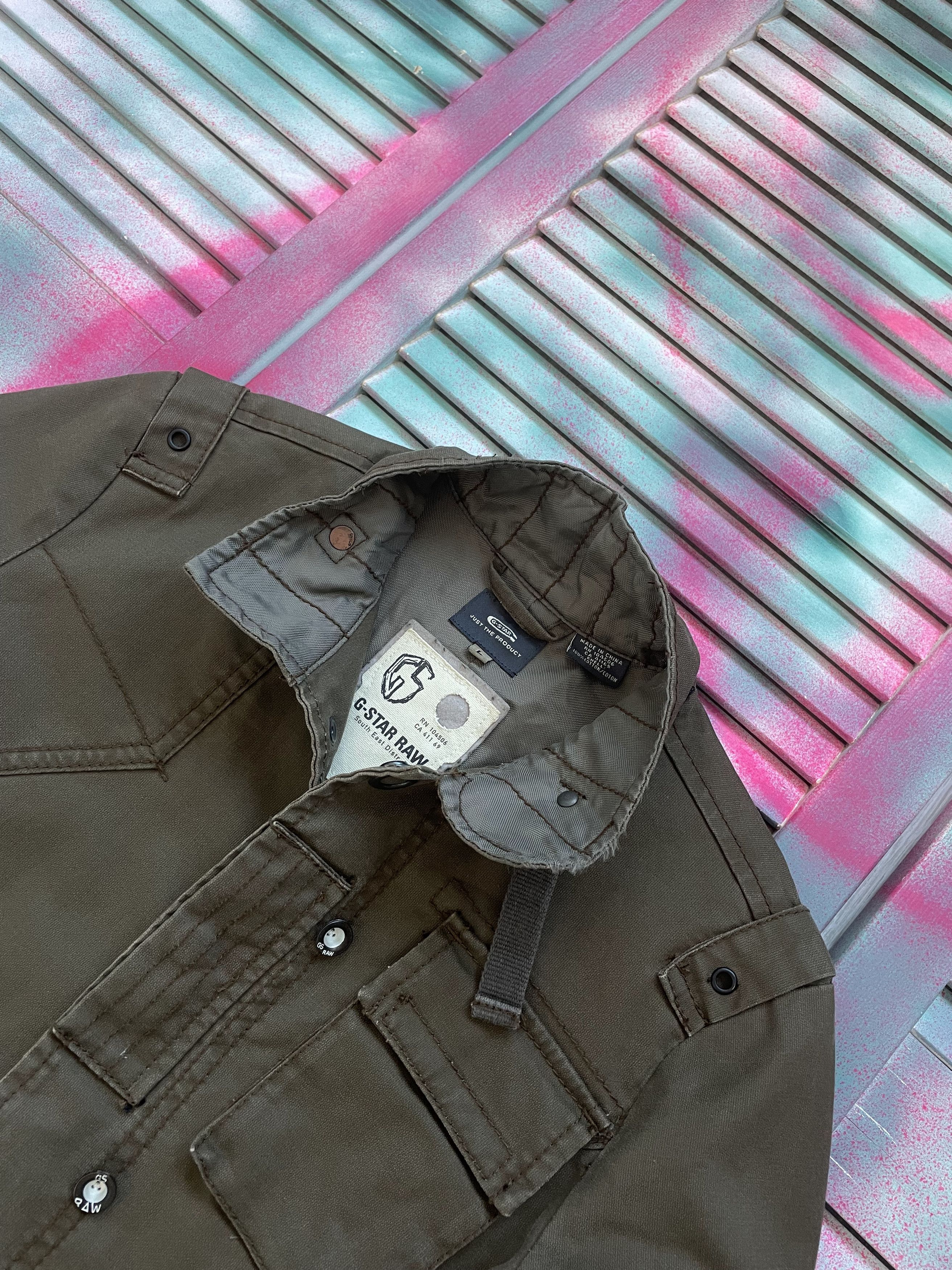 G-Star Vintage G-Star Raw Biker Style Women's Jacket Streetwear Size L / US 10 / IT 46 - 3 Thumbnail