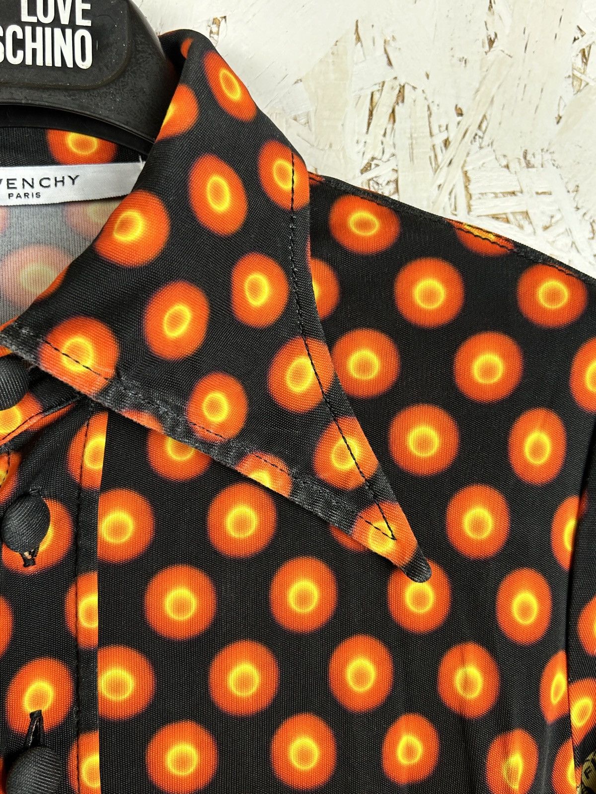 Givenchy Givenchy Solar Eclipse Print Jersey Button Up Shirt 40 Size S / US 4 / IT 40 - 5 Thumbnail