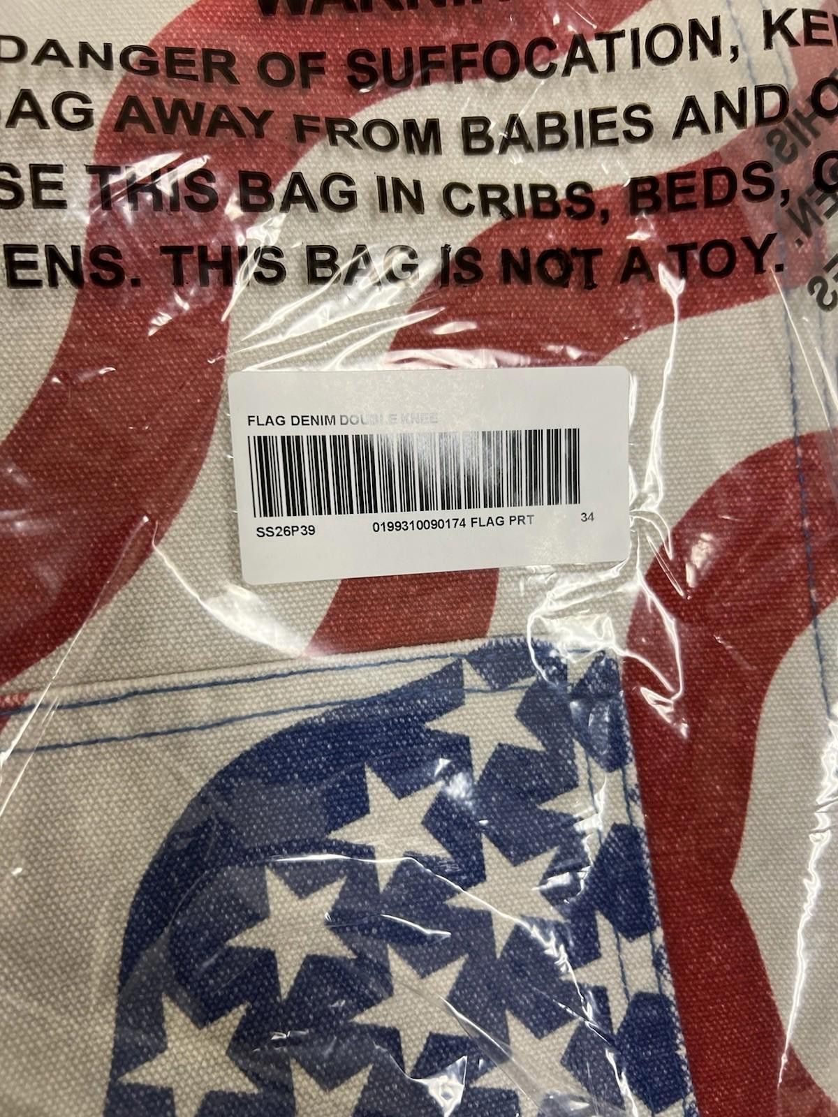 Supreme Supreme Multicolor Double Knee Painter Pant American Flag 34 Size US 34 / EU 50 - 5 Thumbnail