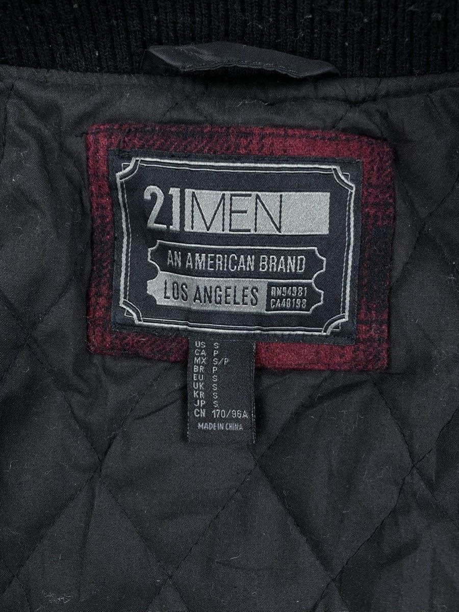 21 Men Vintage 21 Mens Red Plaid Zipper Wool Jacket Size US M / EU 48-50 / 2 - 7 Thumbnail