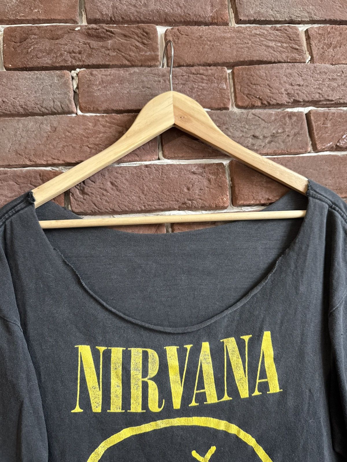 Band Tees Vintage 1992 Nirvana Smiley Face Tee grunge band 90s Cobain Size US M / EU 48-50 / 2 - 5 Thumbnail