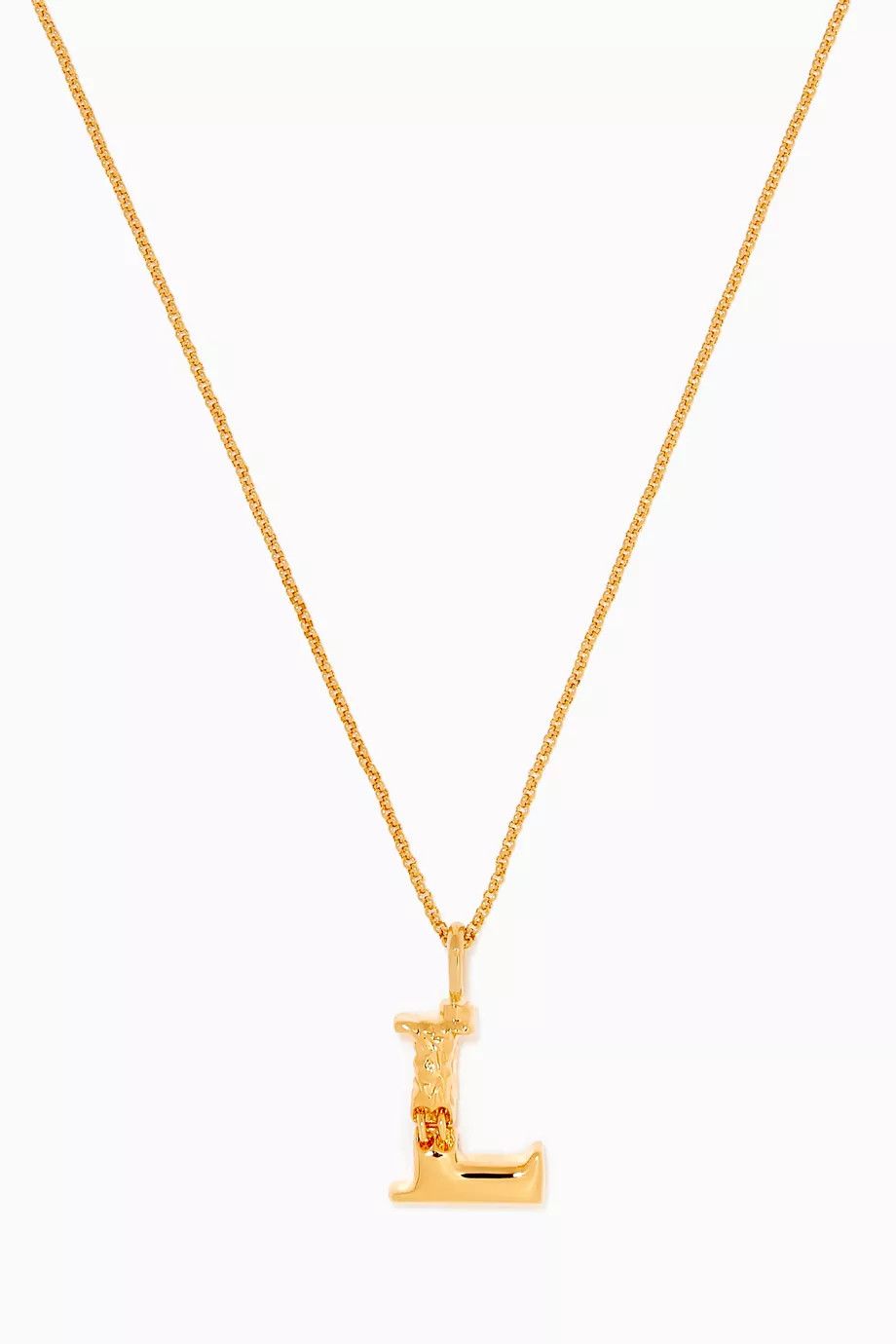 Chloe o1loc1c0425 Size: OS / Alphabet Necklace in Gold Size ONE SIZE - 1 Thumbnail
