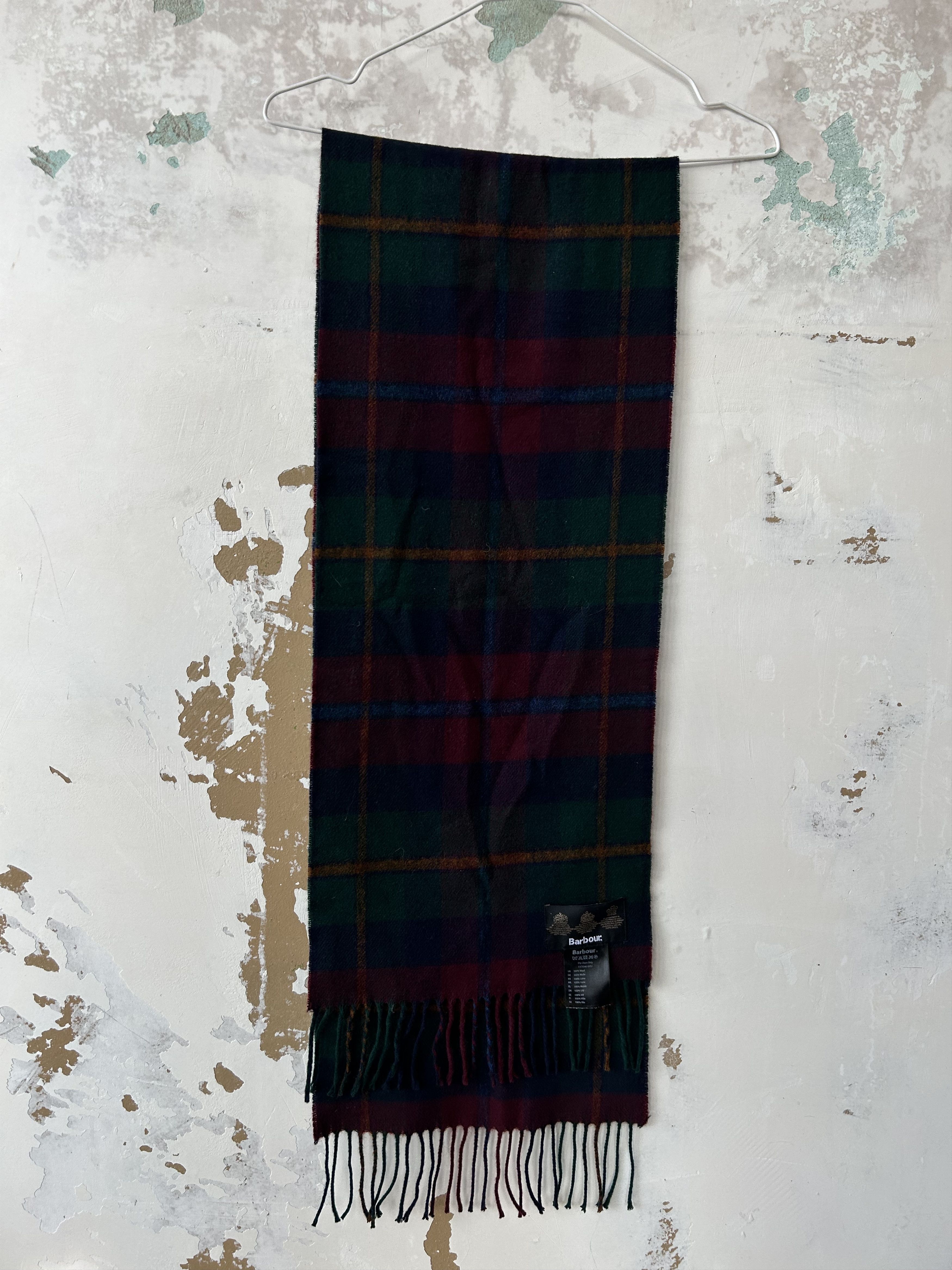 Barbour Barbour Tartan Scarf 100% Lambswool Size ONE SIZE - 2 Thumbnail