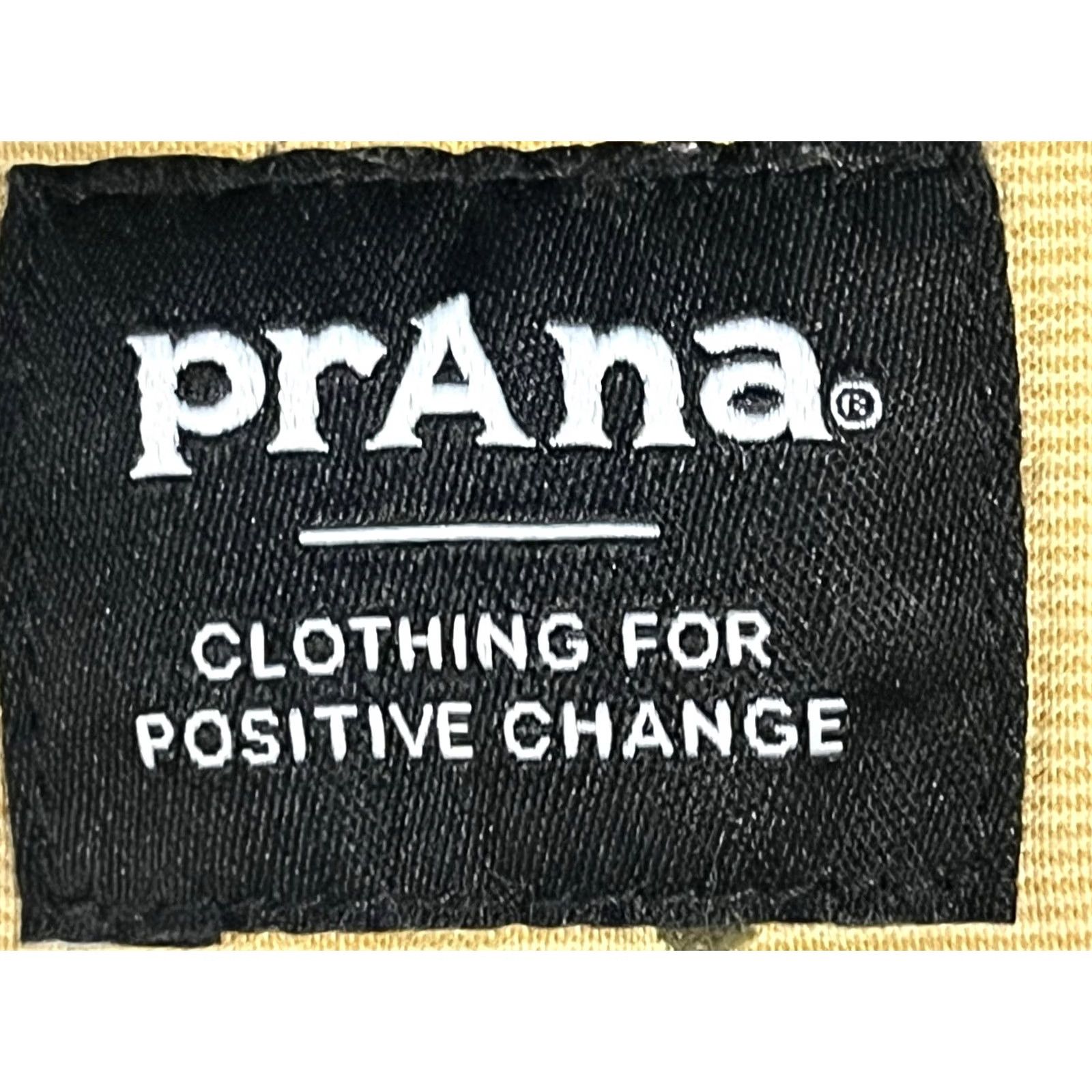 Prana prAna Shirt Mens Medium Yellow Short Sleeve Button-Up Casual Pattern Polka Dot Size US M / EU 48-50 / 2 - 5 Thumbnail