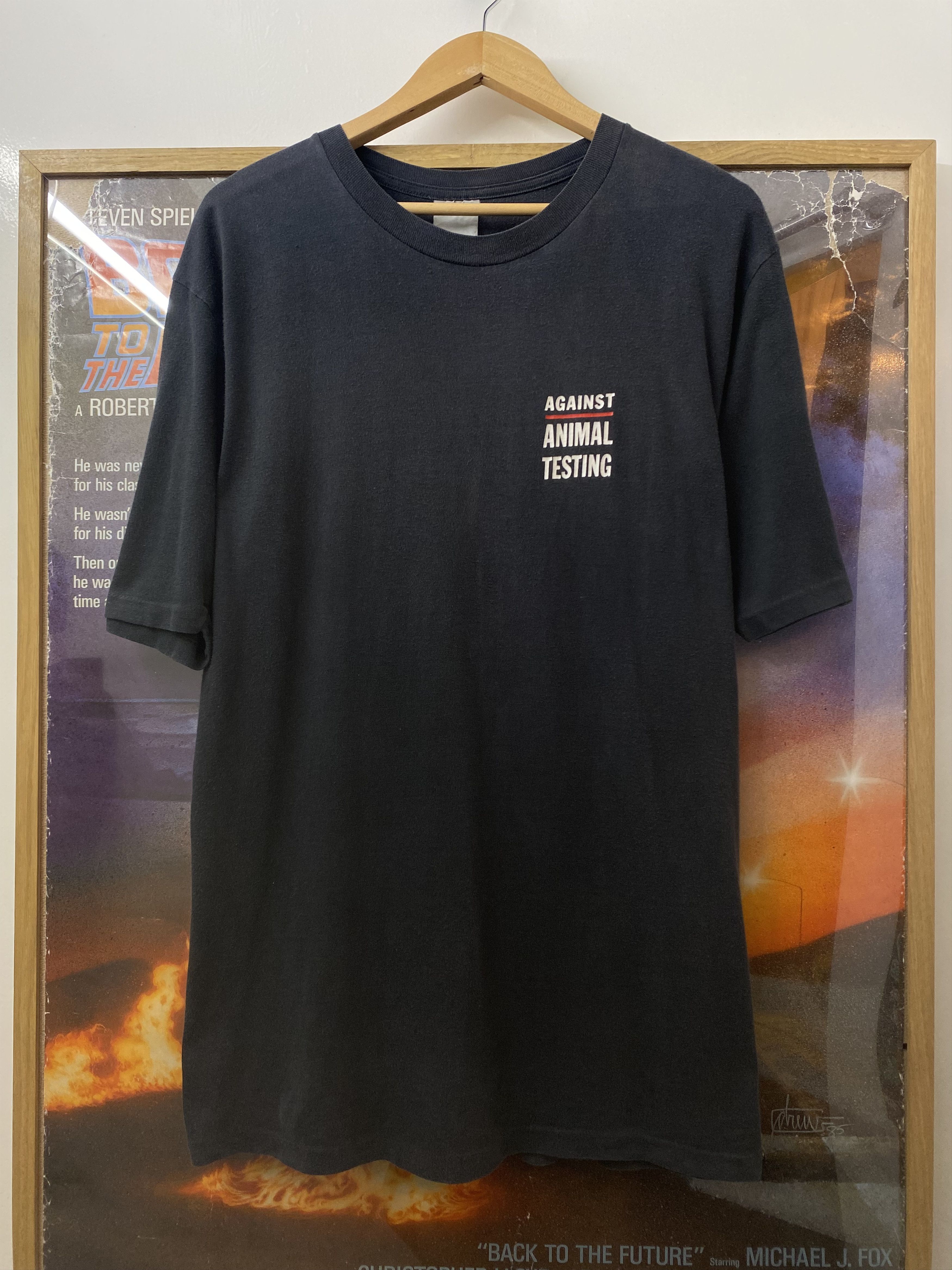 Vintage Original 90s The Body Shop Animal Rights Campaign Promo Tee Size US L / EU 52-54 / 3 - 2 Thumbnail