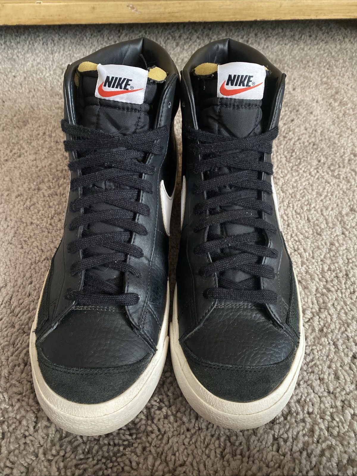 Nike Nike Blazer 77 Mid black vintage leather size 10.5 Size US 10.5 / EU 43-44 - 22 Thumbnail
