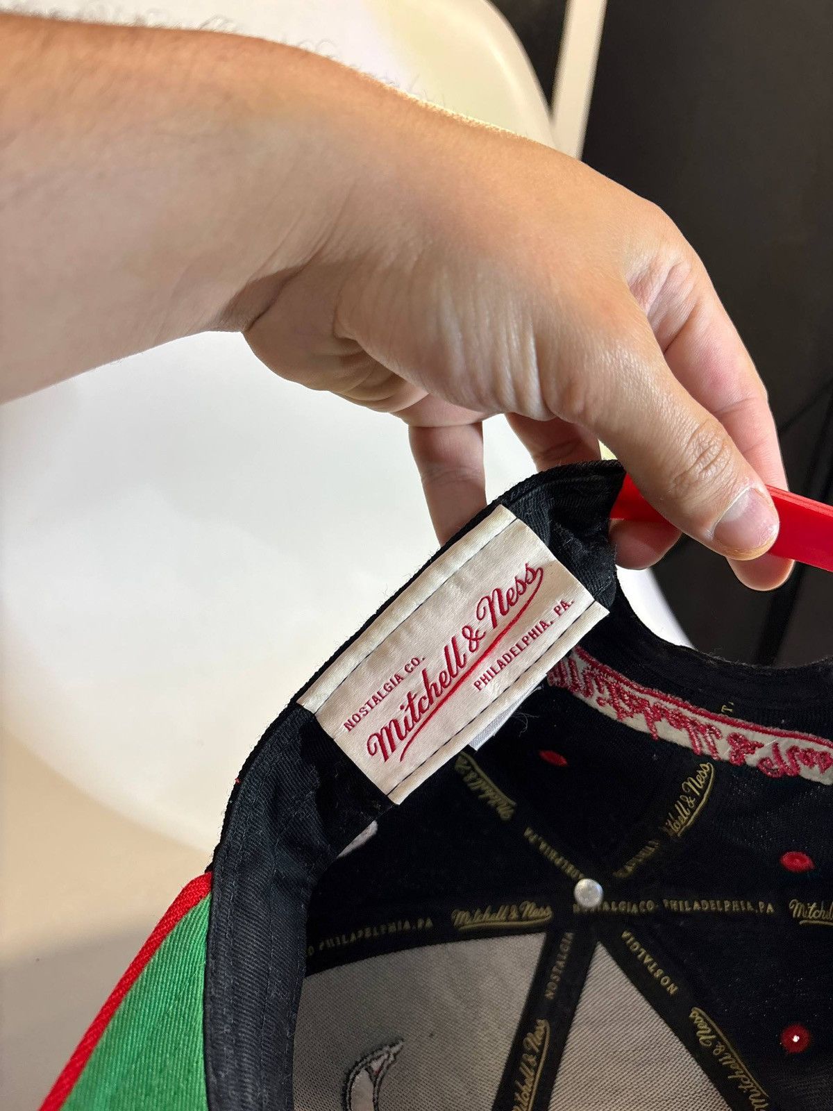 Mitchell & Ness Mitchell & Ness Chicago Bull cap Size:One Size Size ONE SIZE - 9 Thumbnail