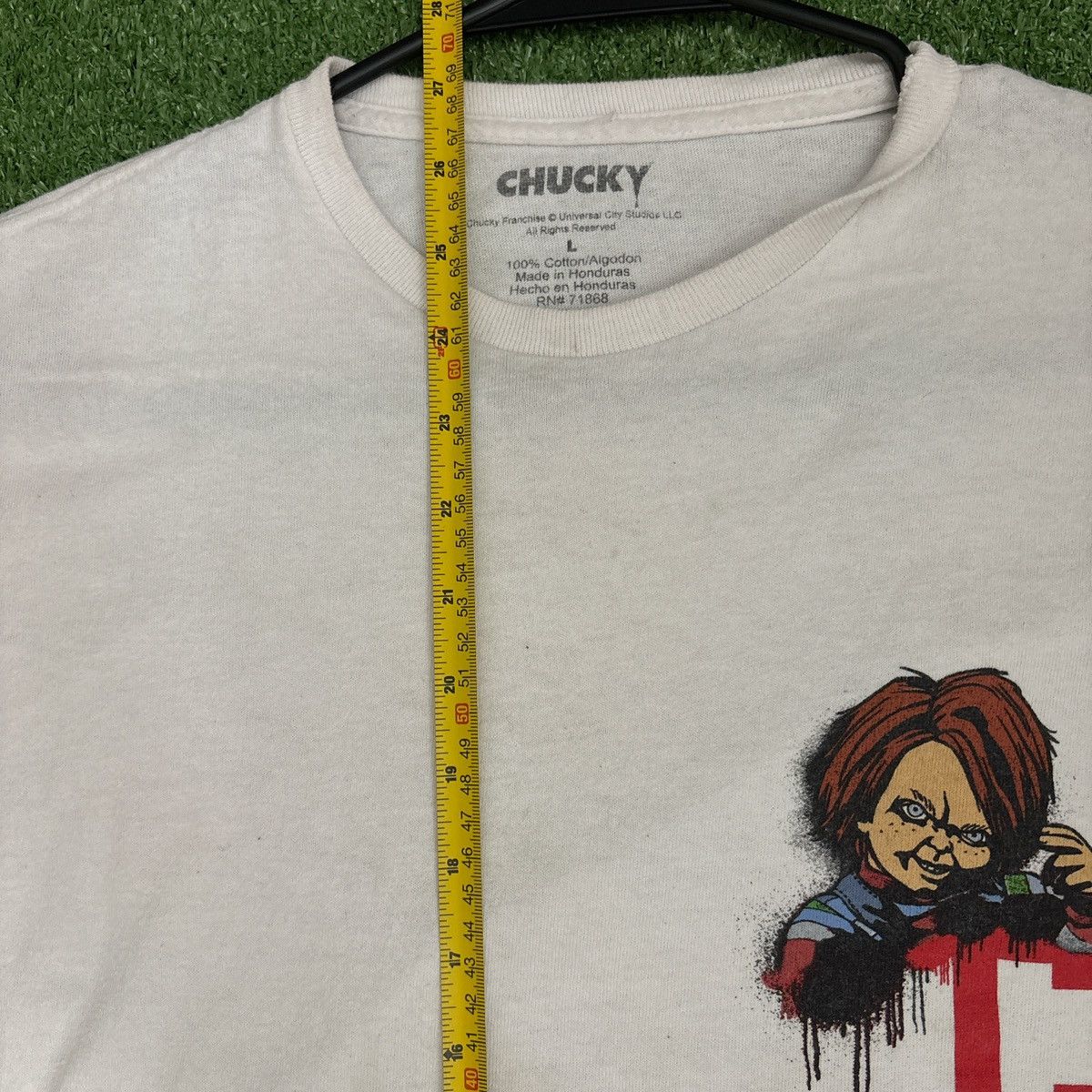 Other Men’s White Distressed ‘Chucky’ Graphic Tee Size US L / EU 52-54 / 3 - 6 Thumbnail