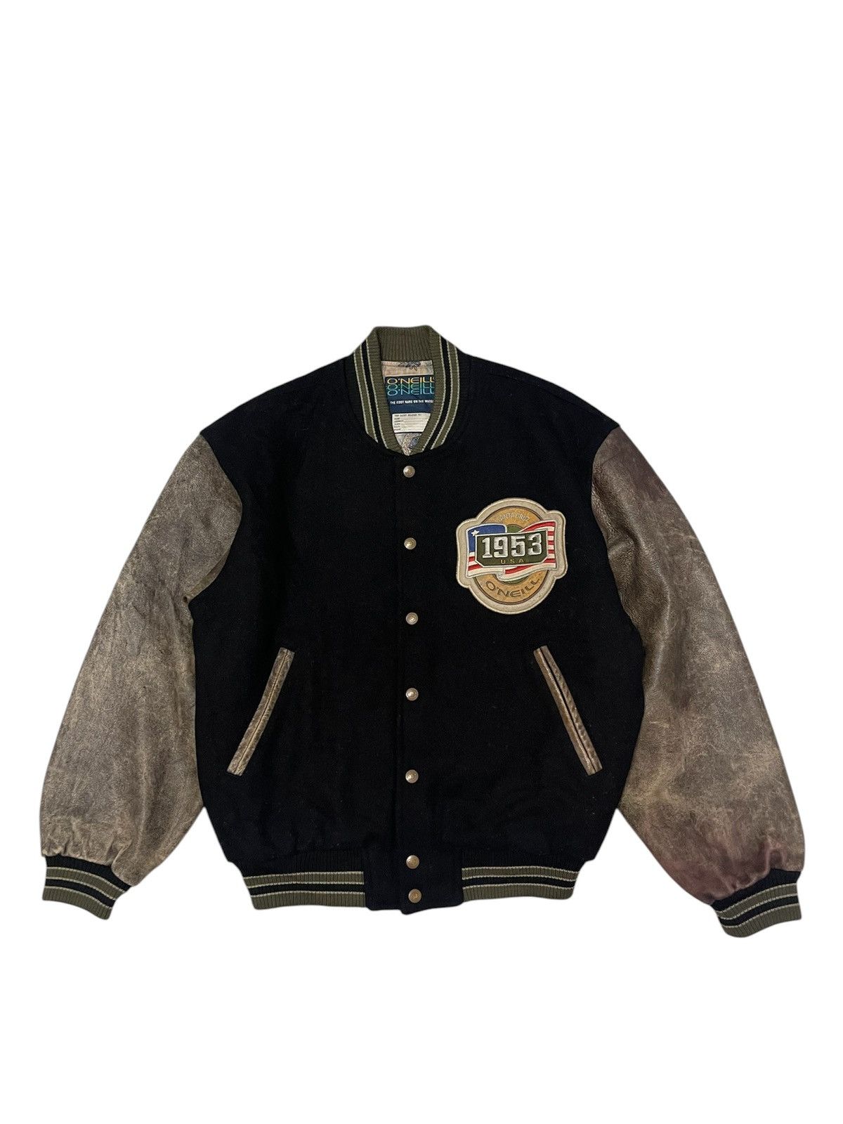 O'Neill ONEILL VARSITY LEATHER JACKET Size US L / EU 52-54 / 3 - 4 Thumbnail