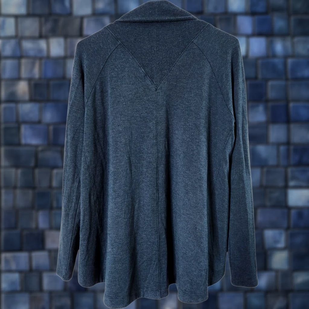 Athleta Athleta Womens S Nirvana Wrap Cardigan Sweater Open Front Blue Size S / US 4 / IT 40 - 1 Thumbnail