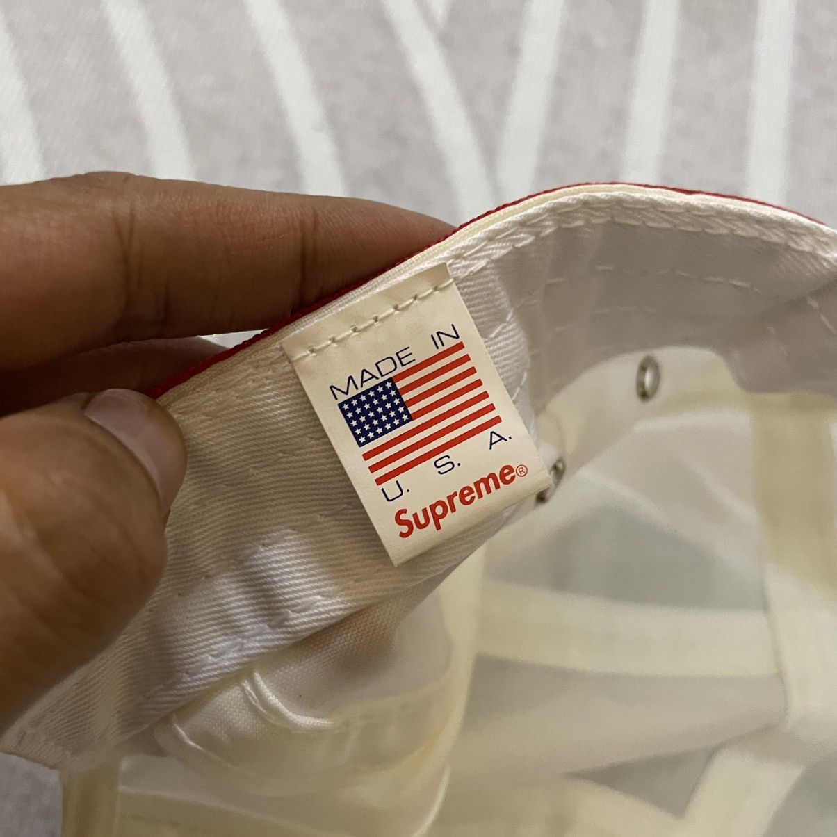 Supreme FW18 Supreme Tonal Tape Camp Cap Size ONE SIZE - 5 Thumbnail