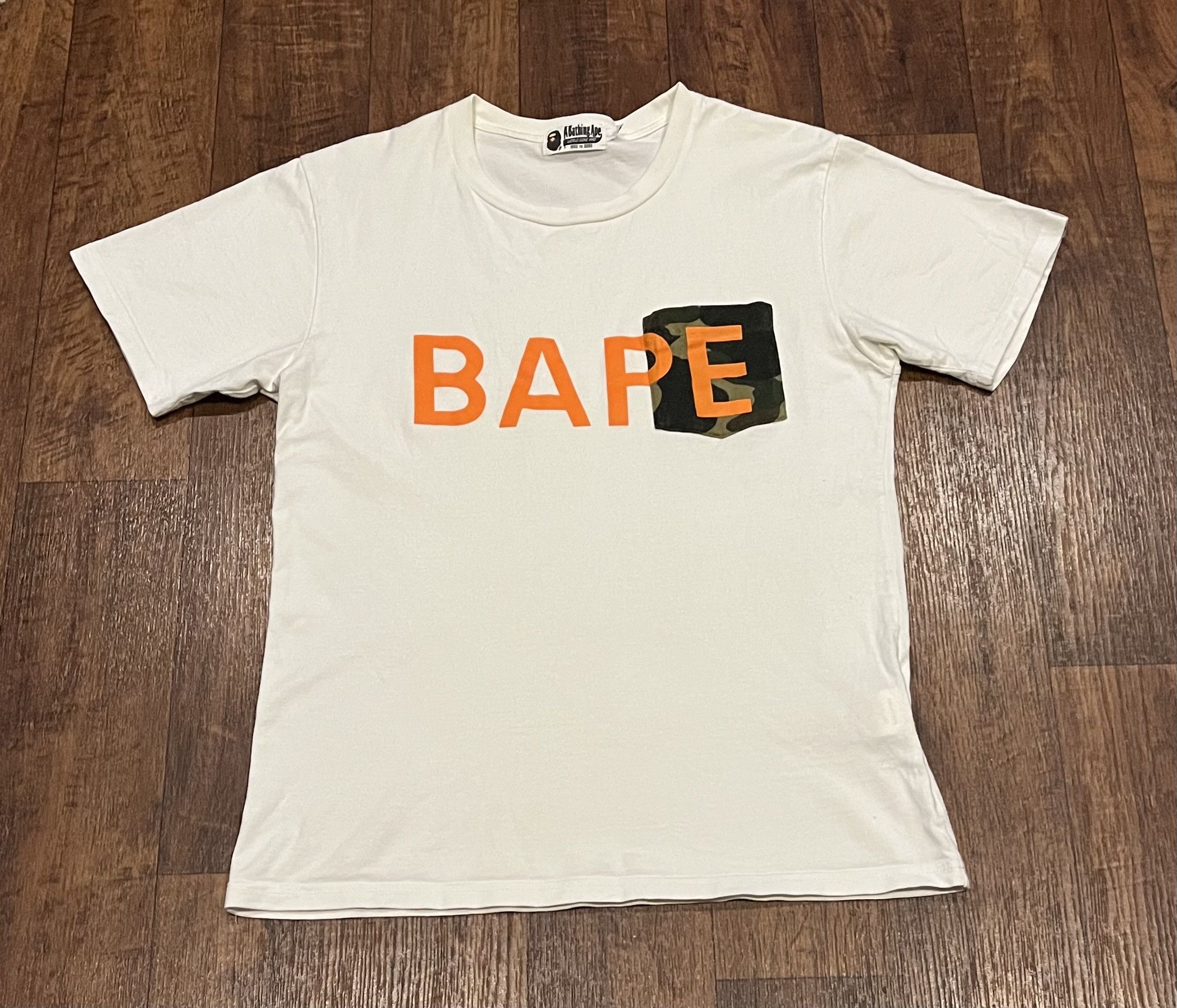 Bape Bape logo tee shirt Size US M / EU 48-50 / 2 - 1 Thumbnail