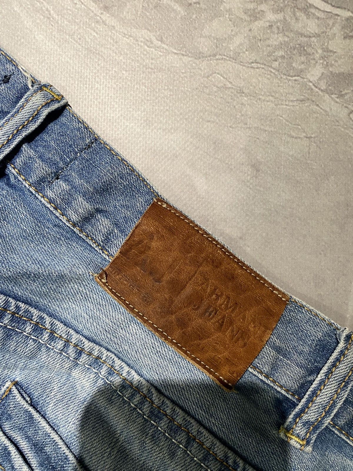 Armani RARE Distressed Armani Jean /Washed Vintage Size US 38 / EU 54 - 10 Thumbnail