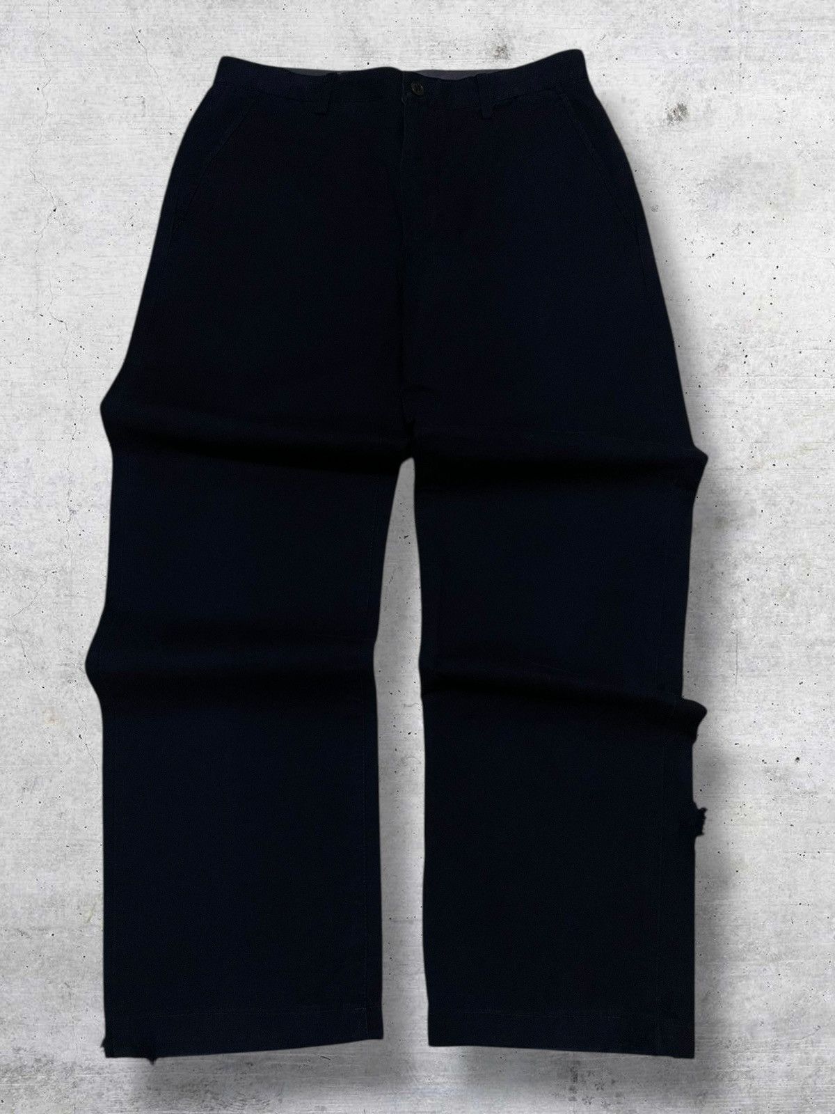Yohji Yamamoto VINTAGE YOHJI YAMAMOTO JAPAN DESIGNER 90S DISTRESSED PANT Size US 29 - 1 Thumbnail