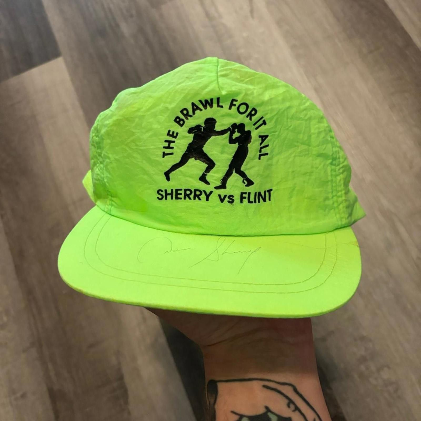 Other Vintage the brawl for it all sherry vs flint snapback hat Size ONE SIZE - 1 Thumbnail