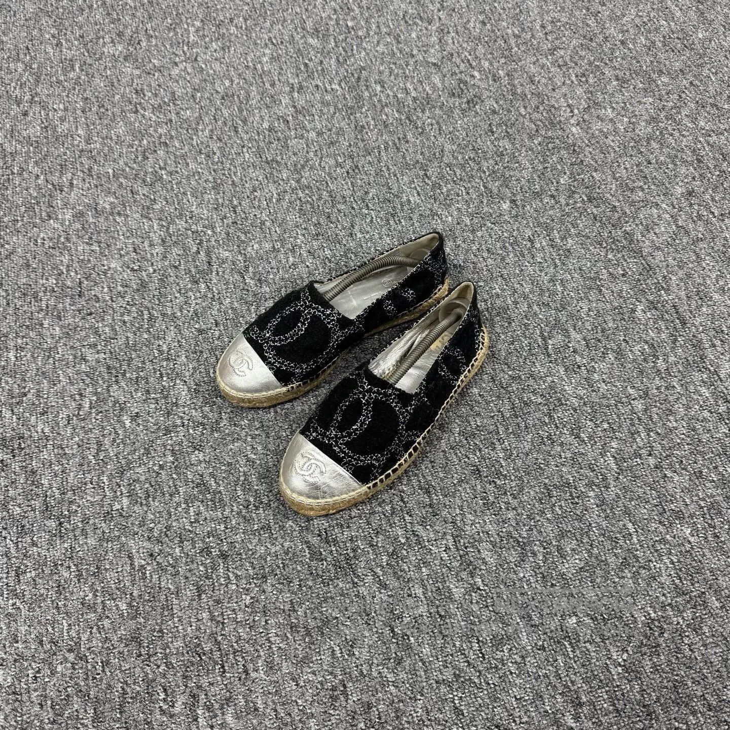 Chanel Chanel Double C woolen fisherman's shoes| Size US 6.5 / IT 36.5 - 1 Thumbnail