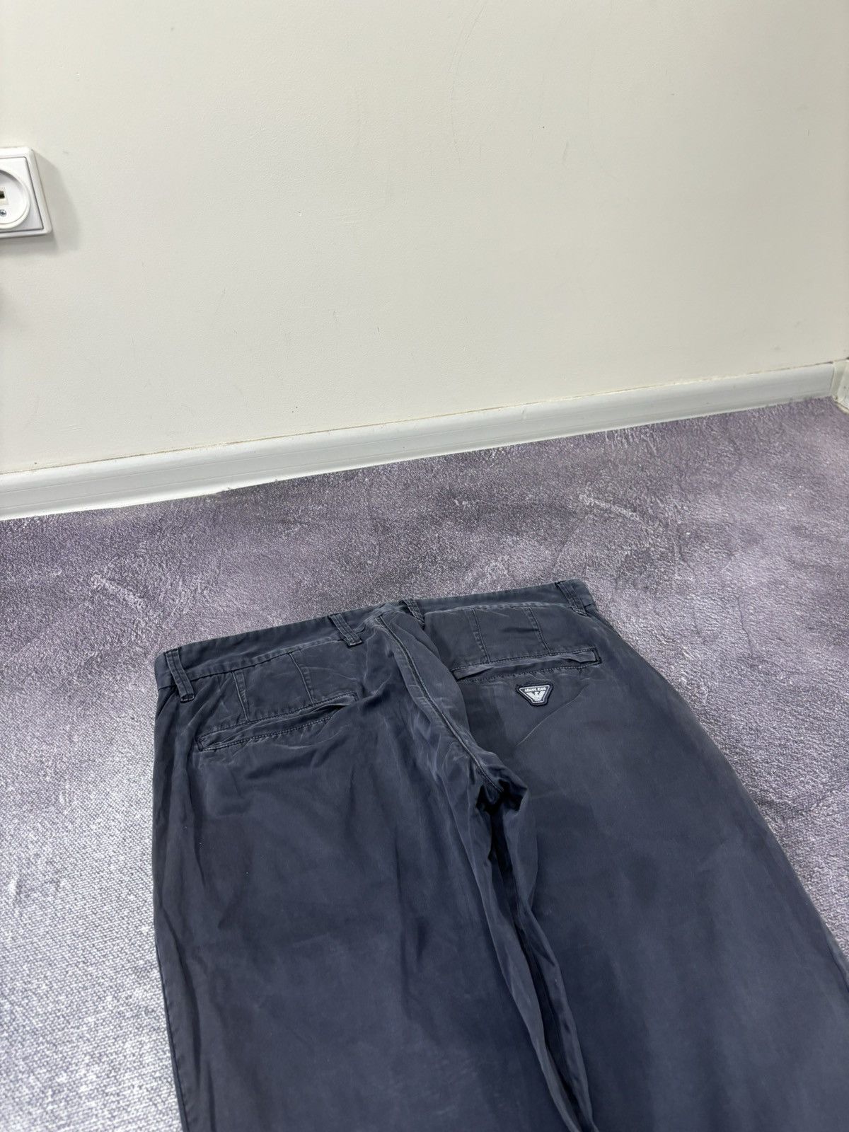 Armani Armani Jeans Men’s Faded Navy Slim Fit Luxury Pants Trousers Size US 34 / EU 50 - 5 Thumbnail
