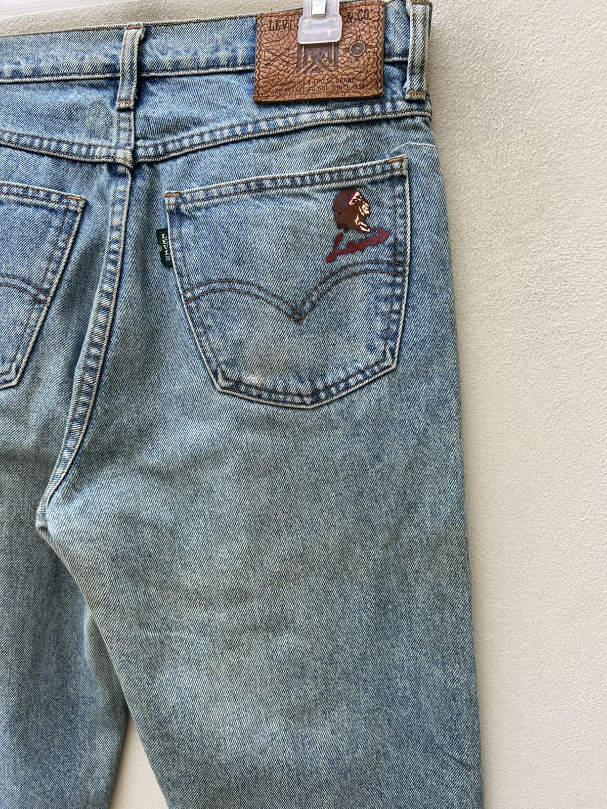 Levi's Vintage 1989 Levi’s Apache Dirty Mud Denim Jeans Size US 31 - 18 Thumbnail