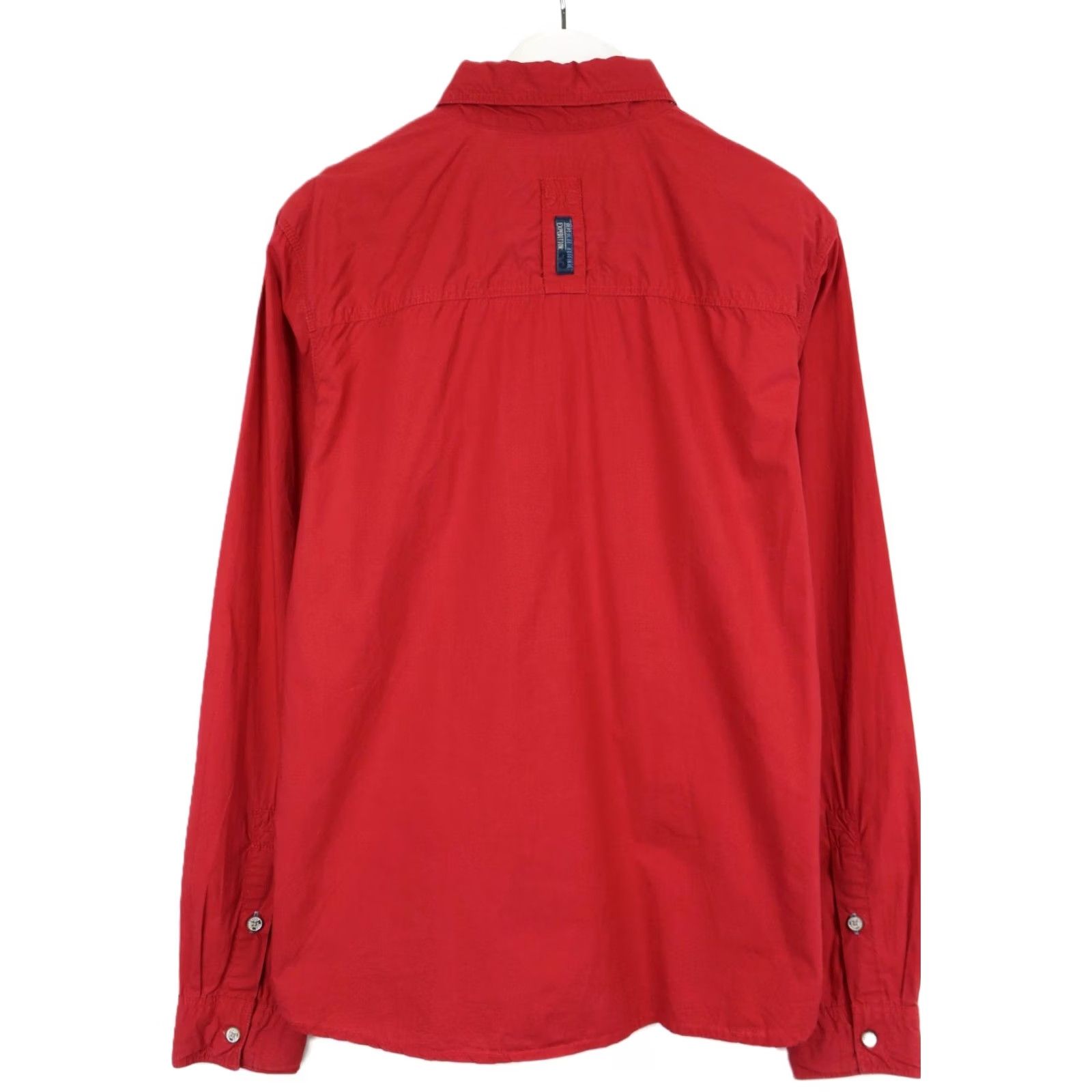 Vintage CAMP DAVID Regular Fit Shirt Men's MEDIUM Long Sleeve Button-Up Red Size US M / EU 48-50 / 2 - 2 Thumbnail