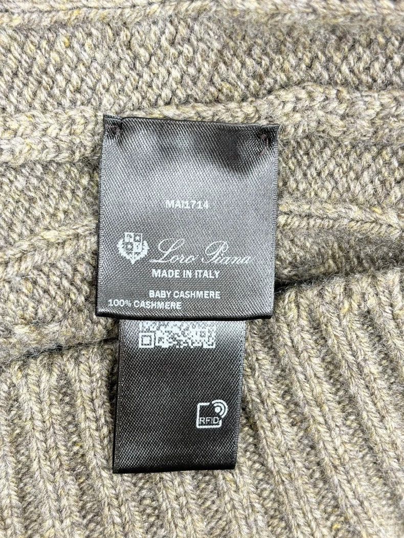 Loro Piana LORO PIANA Classic twill knitting of high collar sweater Size XS / US 0-2 / IT 36-38 - 5 Thumbnail