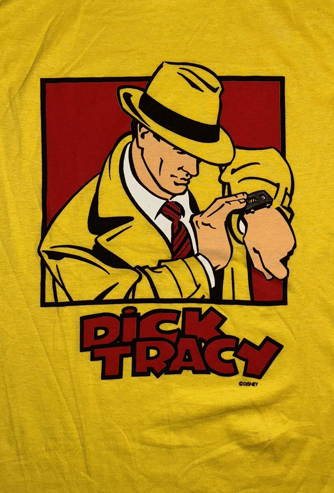 Disney Vintage 1990’s Disney McDonald’s Dick Tracy Promotional Tee Size US XL / EU 56 / 4 - 2 Thumbnail