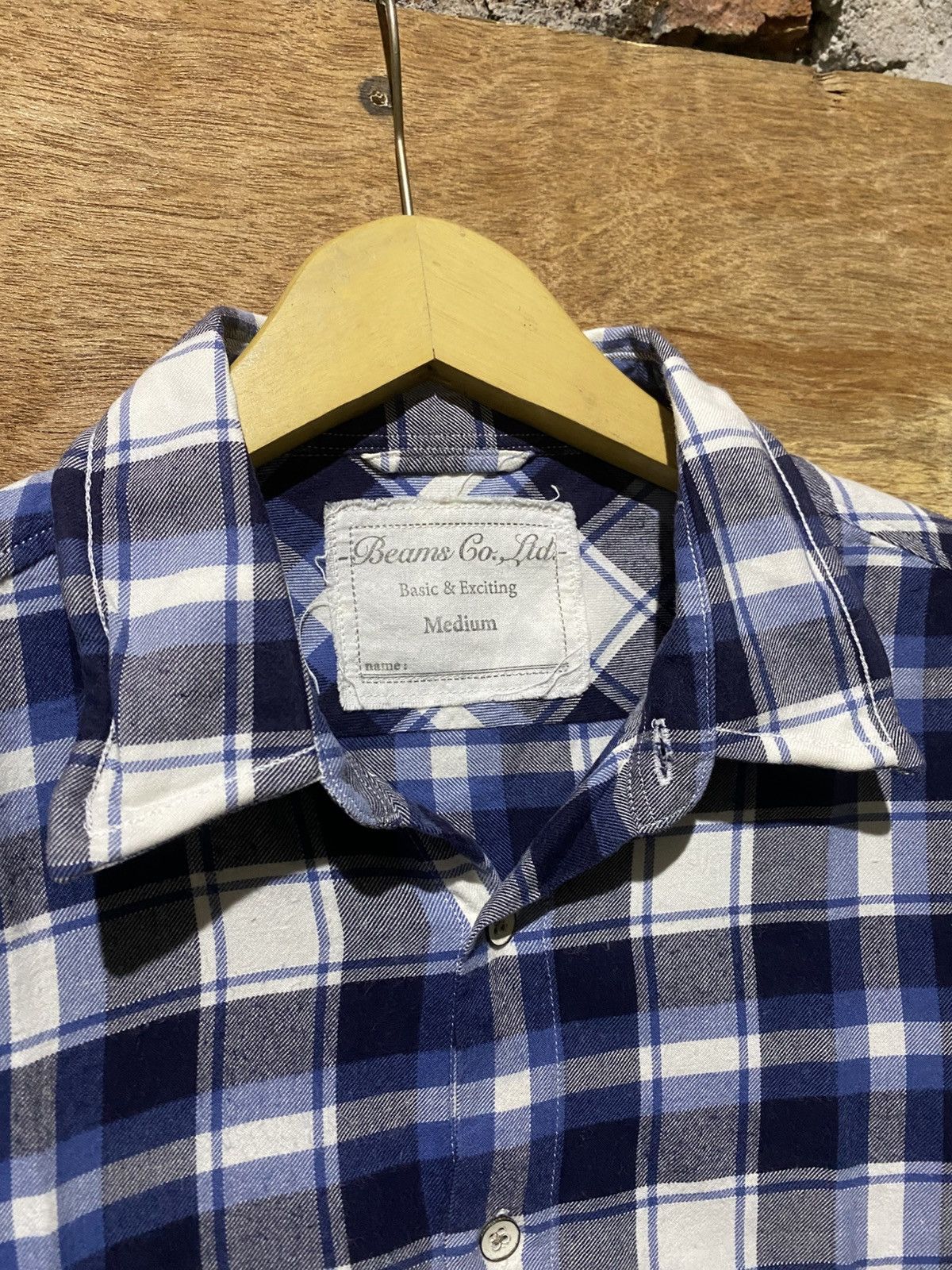 Beams Japan 💸BINDING OFFER💸 BEAMS JAPAN PLAID FLANNELSHIRT Size US M / EU 48-50 / 2 - 4 Thumbnail
