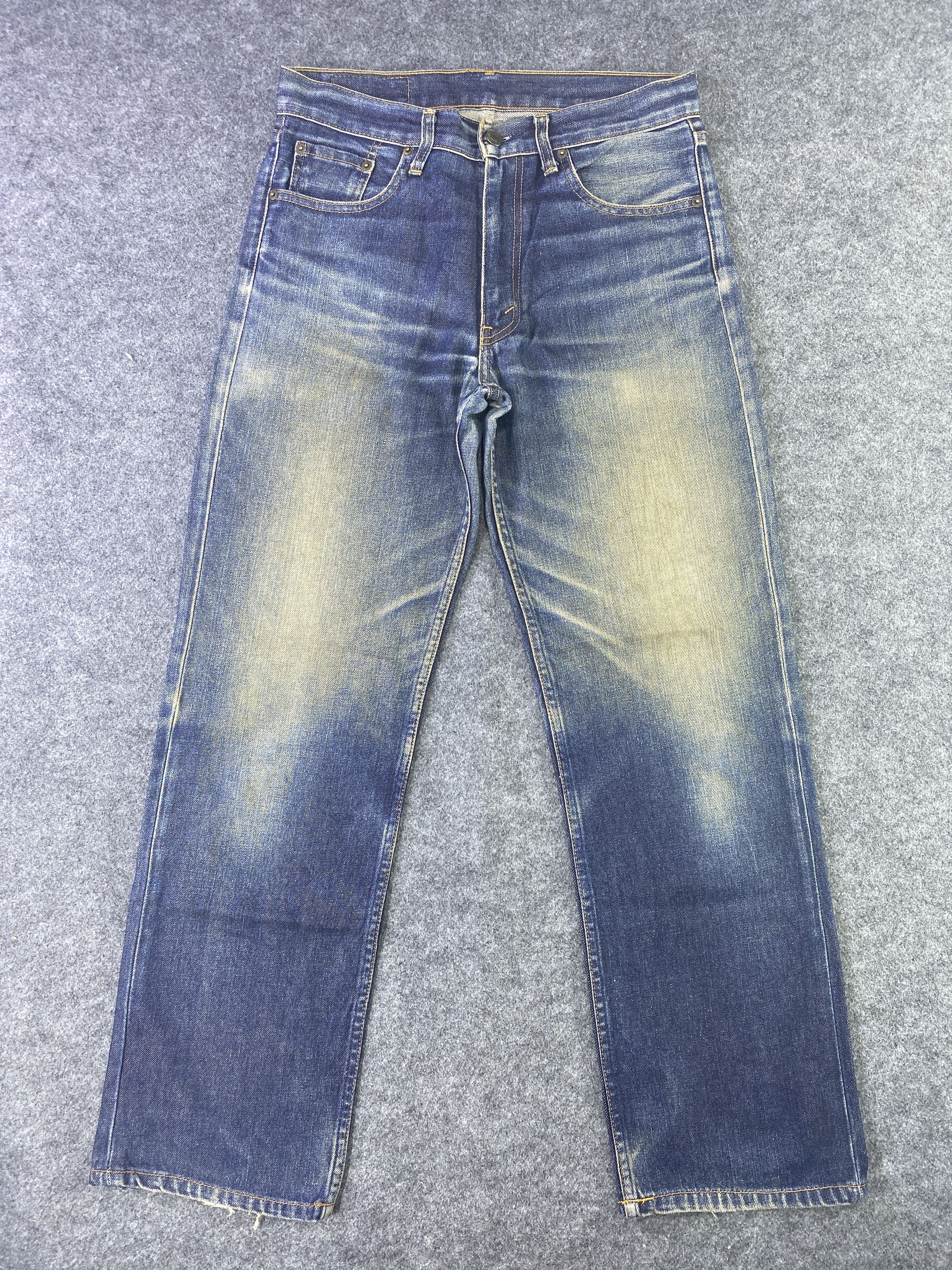 Levi's VINTAGE LEVI'S 508 DISTRESS BLUE WASH JEANS - J910 Size US 31 - 1 Thumbnail