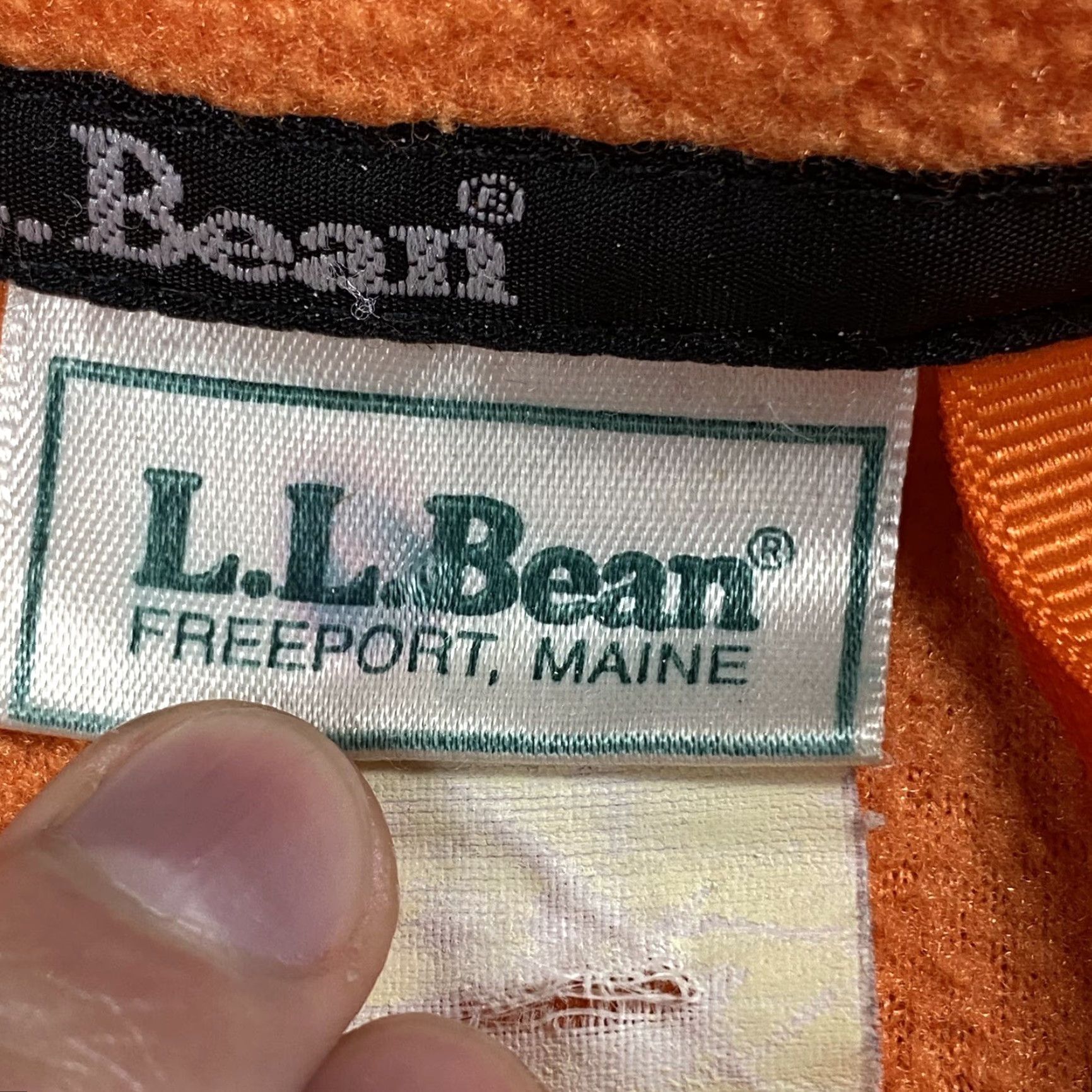 Vintage VINTAGE LL BEAN MENS 1/2 ZIP ORANGE FLEECE PULLOVER JACKET SWEATER HIKING OUTDOOR XL Size US XL / EU 56 / 4 - 4 Thumbnail