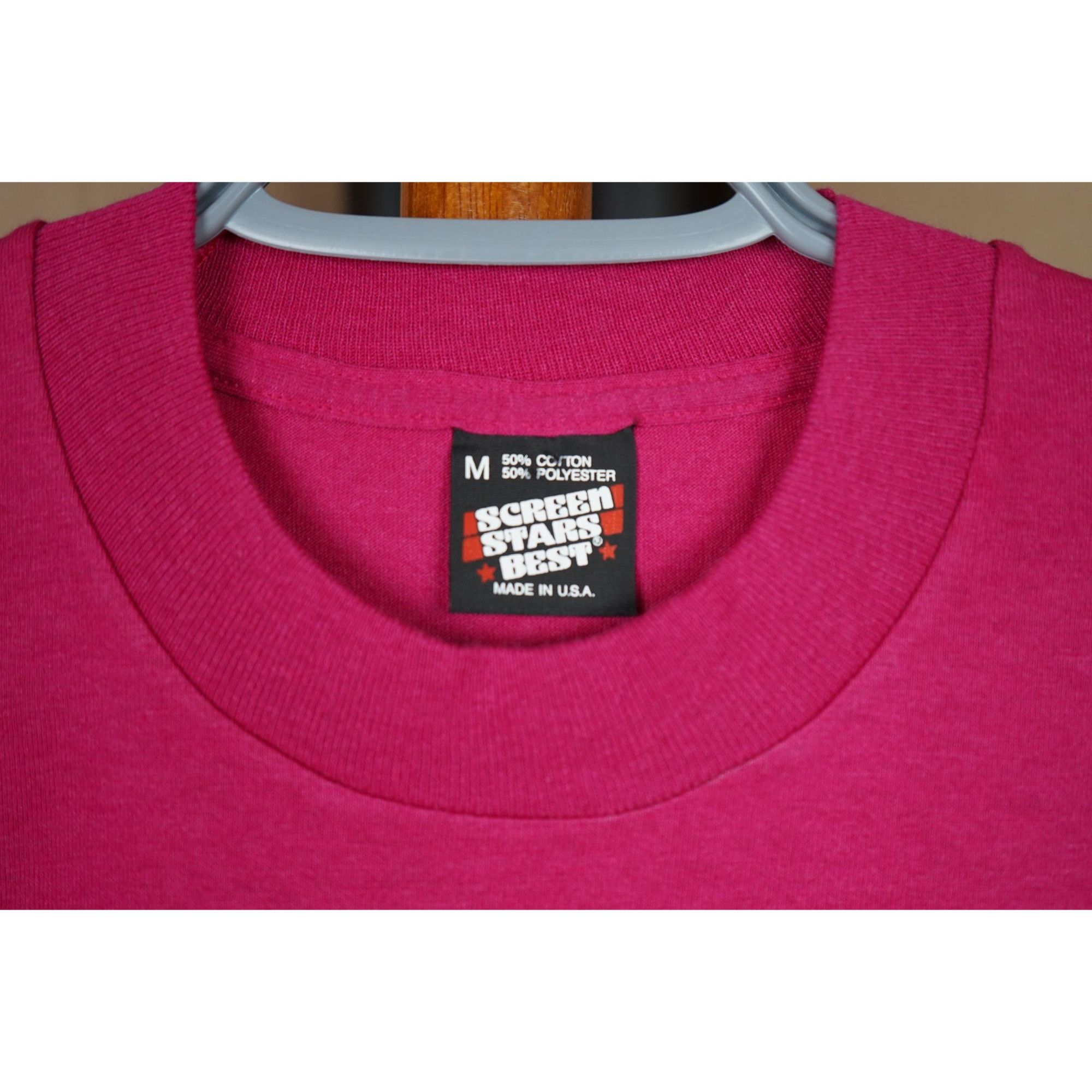 Vintage Vintage Pittsburgh Pink Tshirt Men's M Screens Stars #452 Size US M / EU 48-50 / 2 - 4 Thumbnail