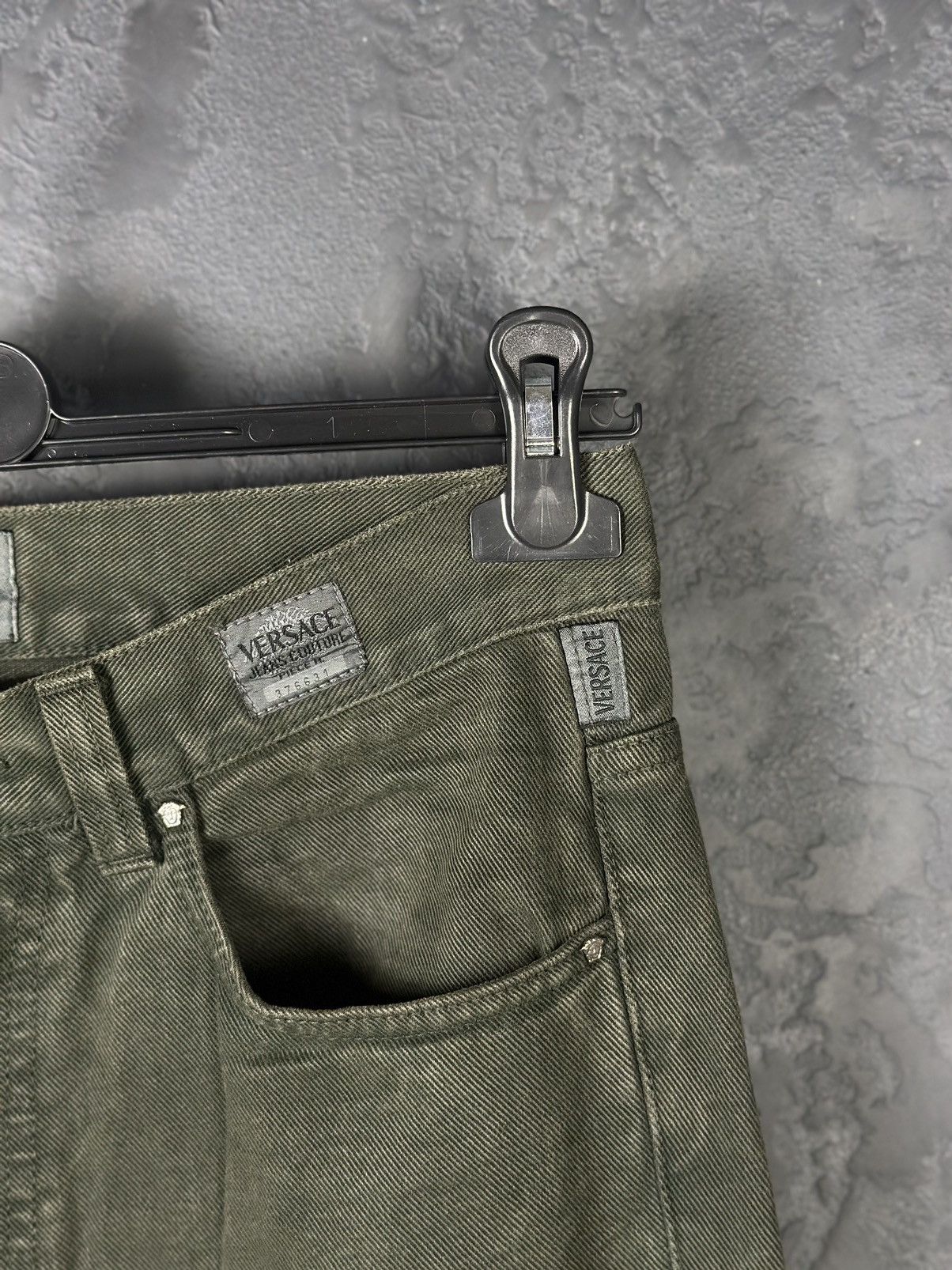 Versace × Versace Jeans Couture × Vintage Vintage 90s Versace Jeans Couture Washed Luxury Denim Jeans Size US 33 - 4 Thumbnail