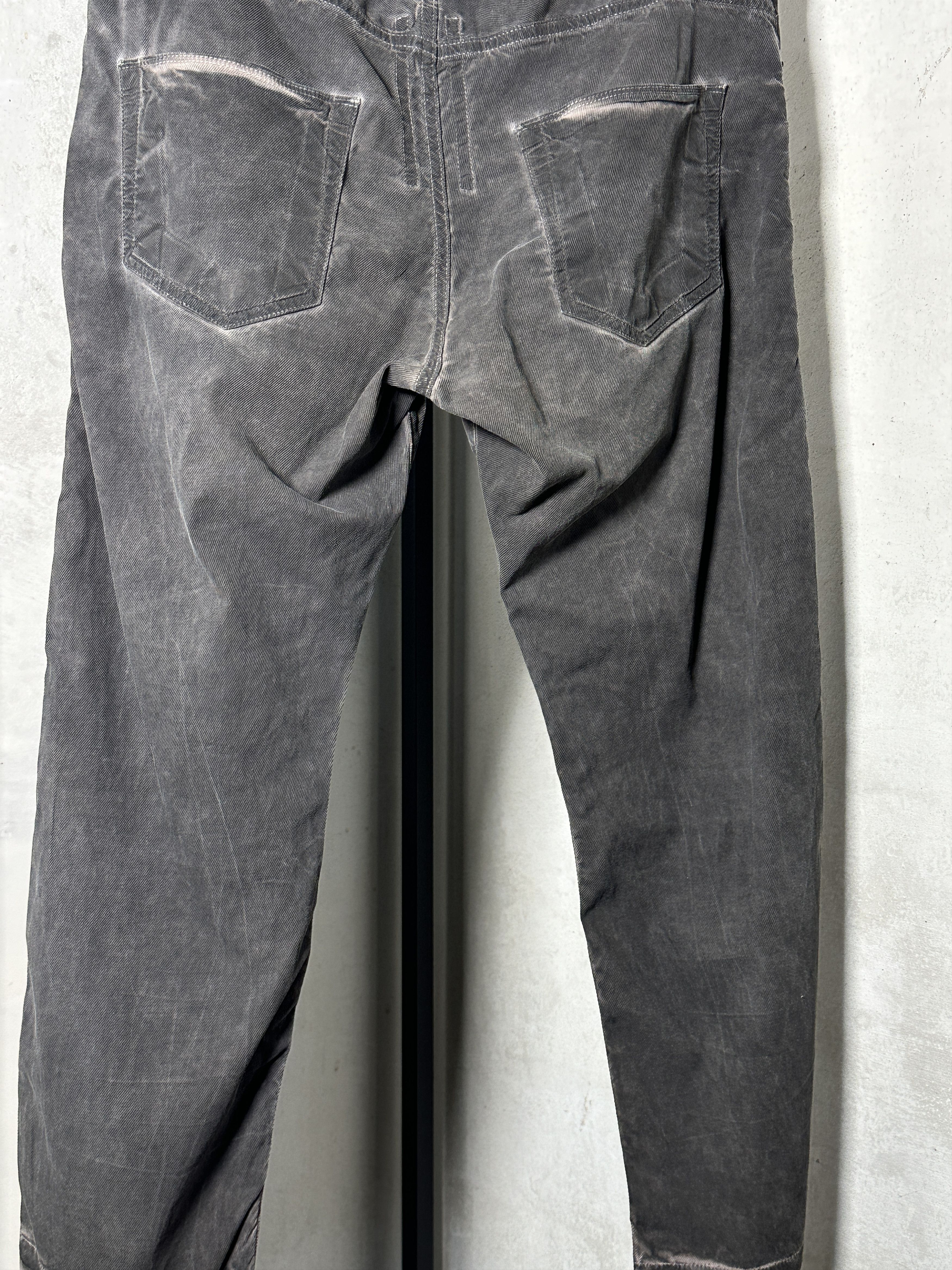 Rick Owens Rick Owens DRKSHDW FW11 Mud Waxed Detrit Cut Jeans Size US 28 / EU 44 - 6 Thumbnail
