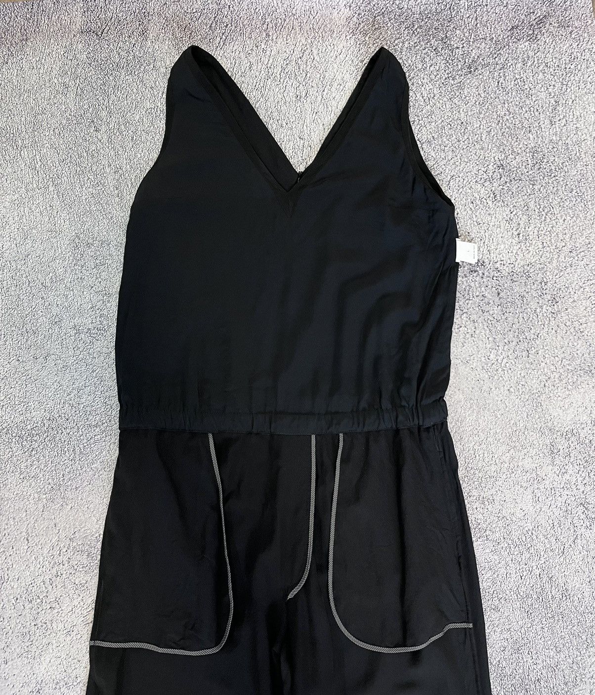 Brunello Cucinelli Brunello Cucinelli Jumpsuit Silk Crepe De Chine Shiny SizeL Size 30" / US 8 / IT 44 - 17 Thumbnail