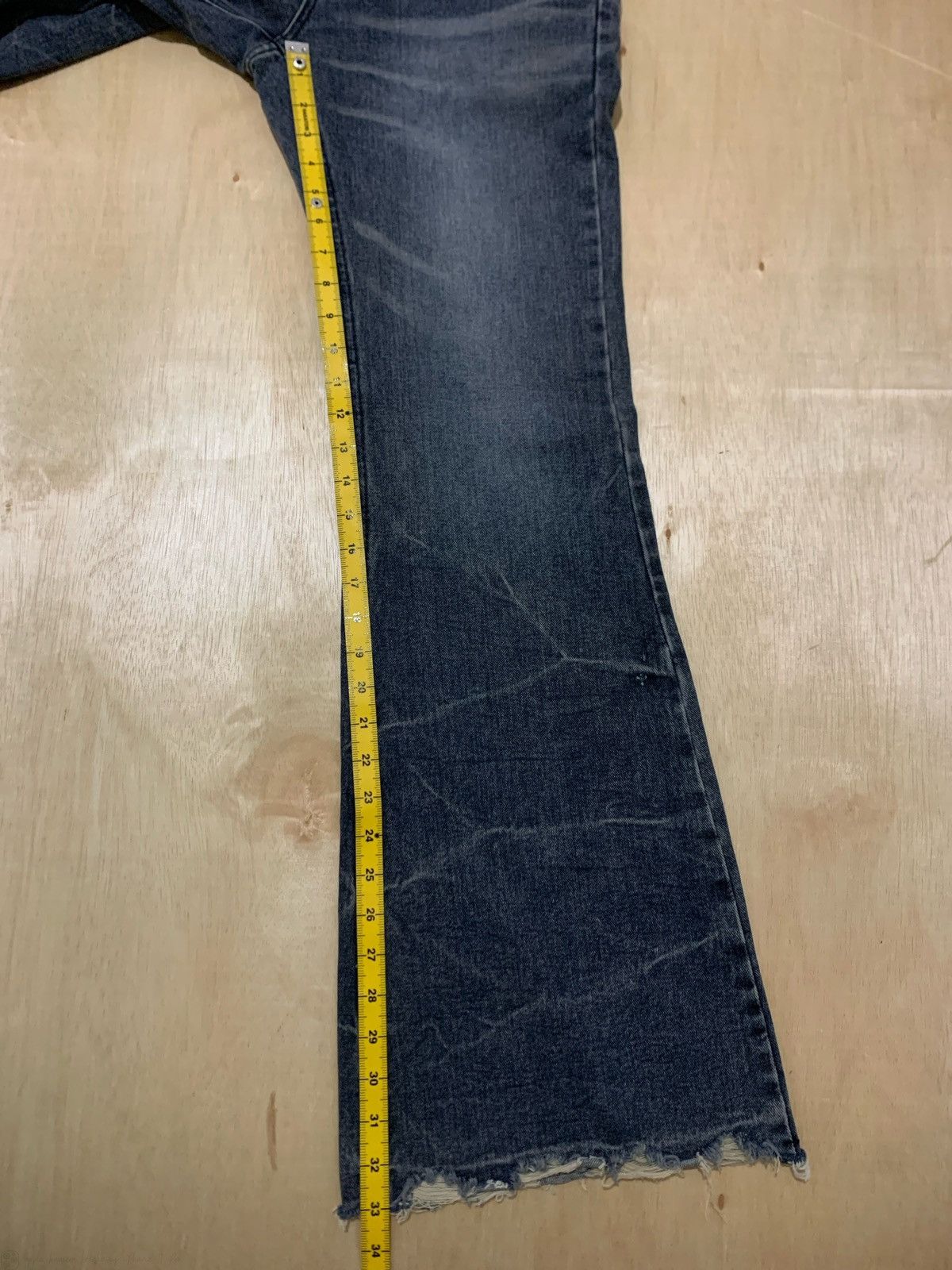 Hysteric Glamour × If Six Was Nine × Japanese Brand Flare Esc Studio Lgb Style Jeans Bootcut Size US 31 - 13 Thumbnail