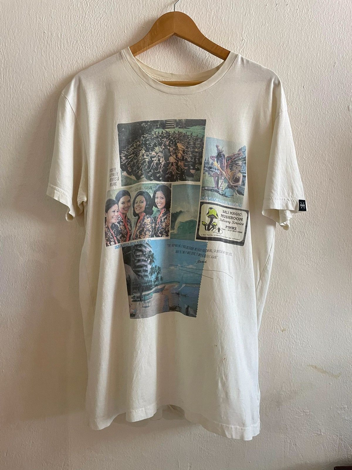 Roark Roark Bali Graphic Tee – Vintage Travel Collage Print Size US XL / EU 56 / 4 - 2 Thumbnail