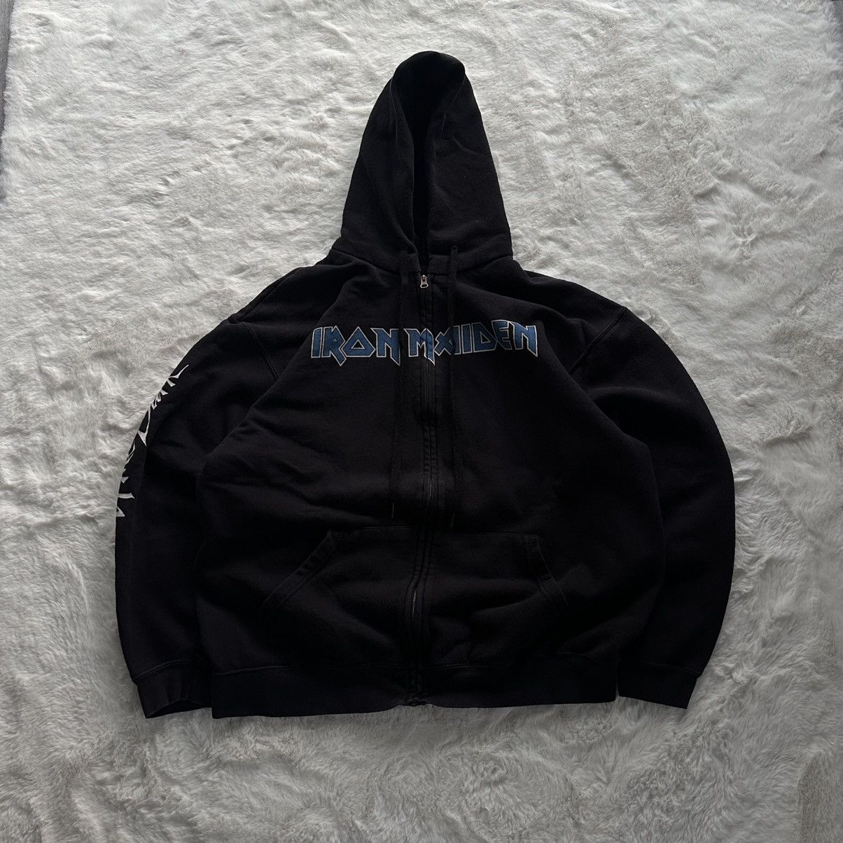 Iron Maiden vintage iron maiden hoodie bad rock metal Size US M / EU 48-50 / 2 - 1 Thumbnail
