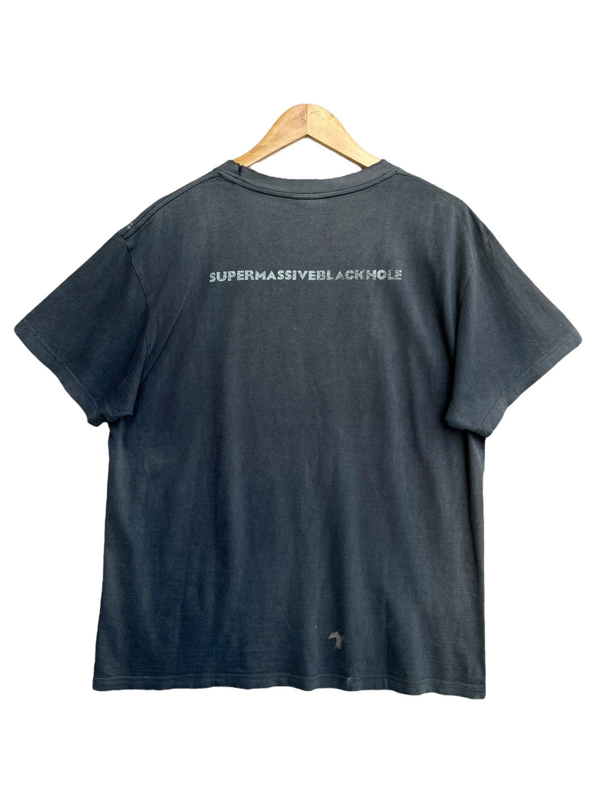 Vintage Vintage Muse Supermassive Distressed Sunfaded Black Tee Size US L / EU 52-54 / 3 - 3 Thumbnail