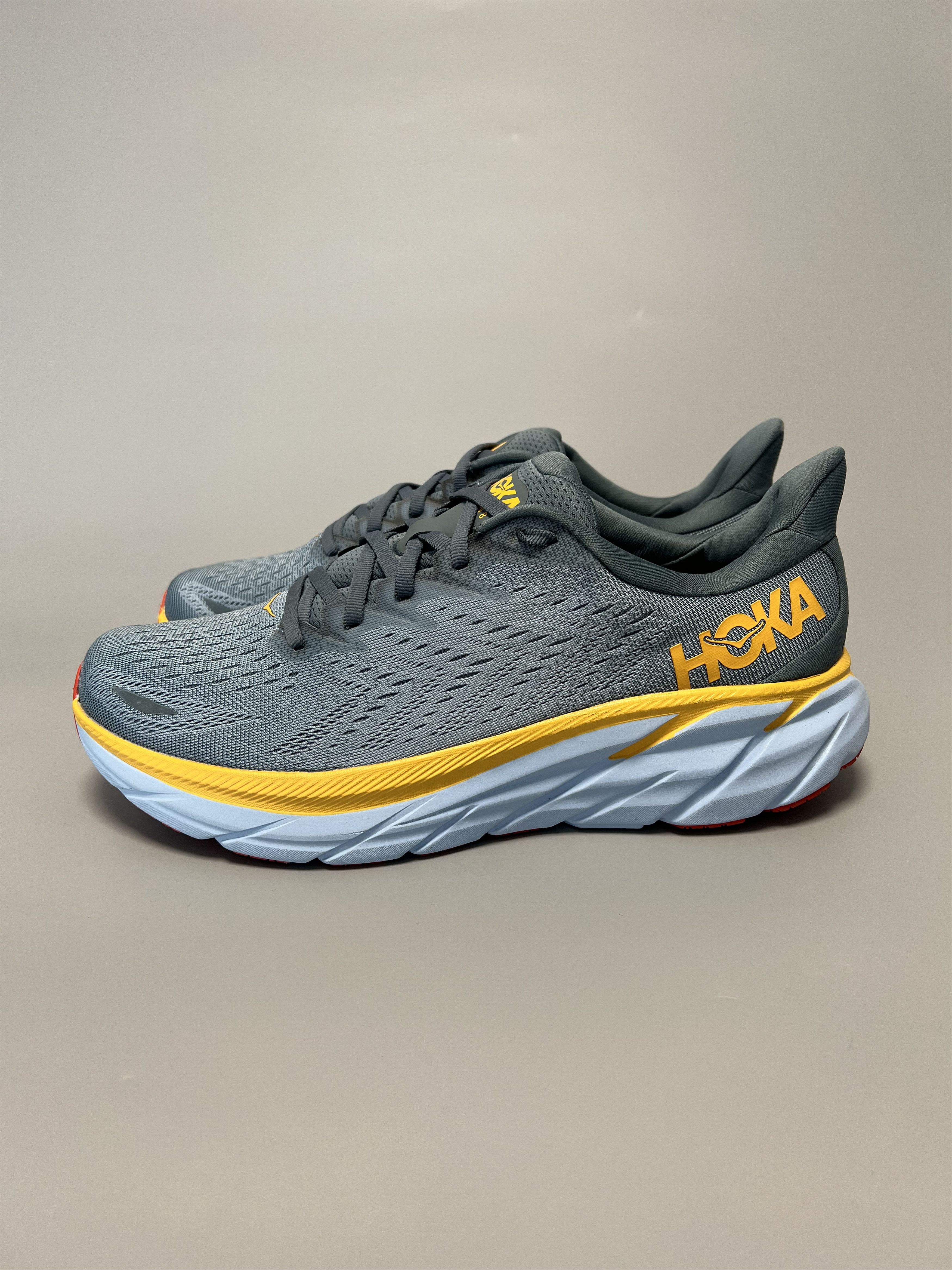 Hoka 11.5D Hoka One One Clifton 8 Men's Running Shoes Walking Gym Size US 11.5 / EU 44-45 - 2 Thumbnail