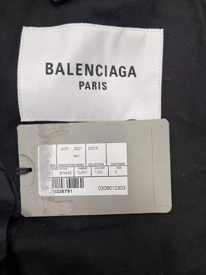 Balenciaga Balenciaga FW21 Rental Tuxedo Solid One-Button Casual Long- Size US L / EU 52-54 / 3 - 5 Thumbnail
