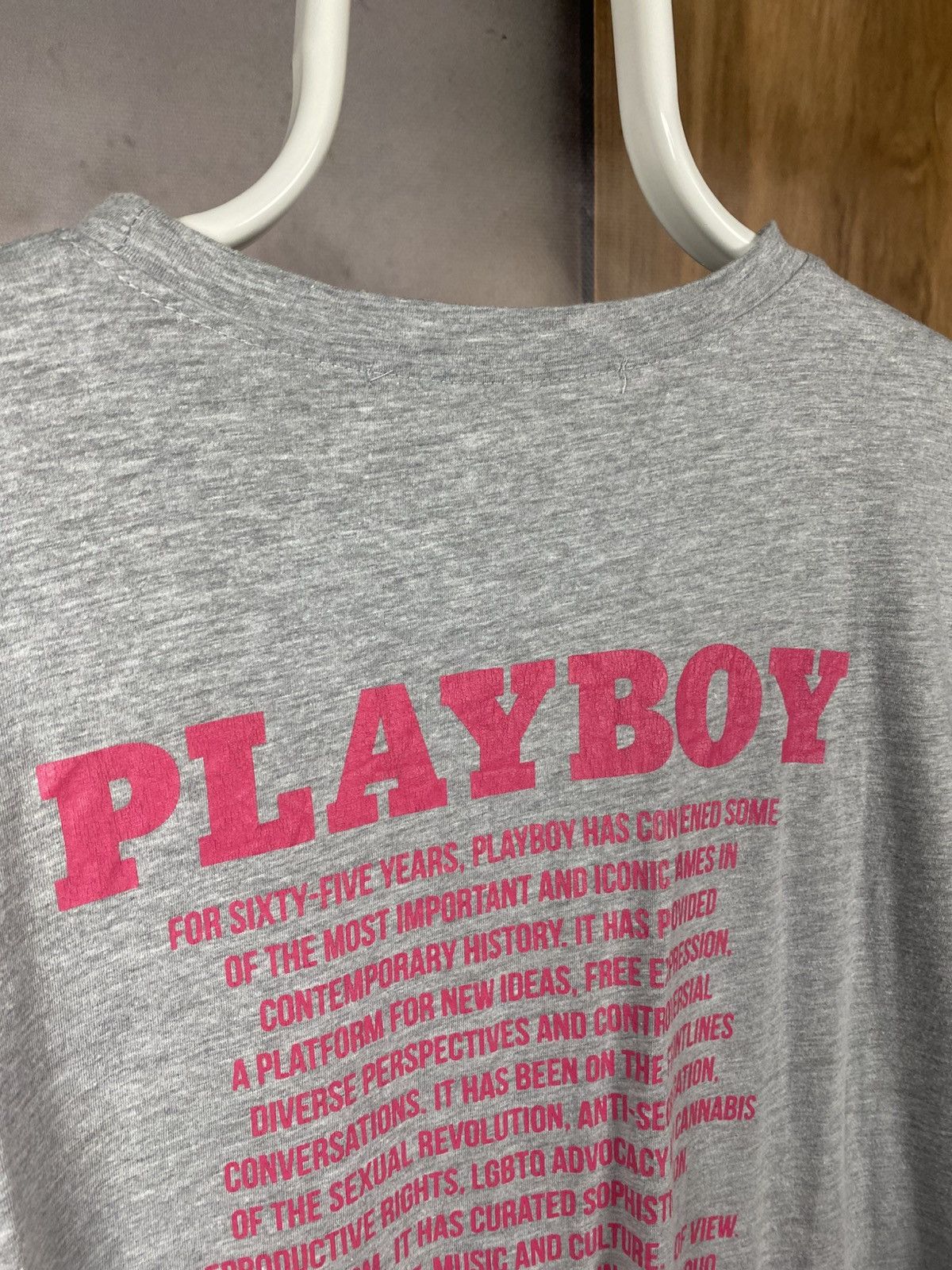 Playboy 🐇T-Shirt Play Boy Missguided The Rupsuit Of Pleasure Tee🐇 Size US XXL / EU 58 / 5 - 9 Thumbnail