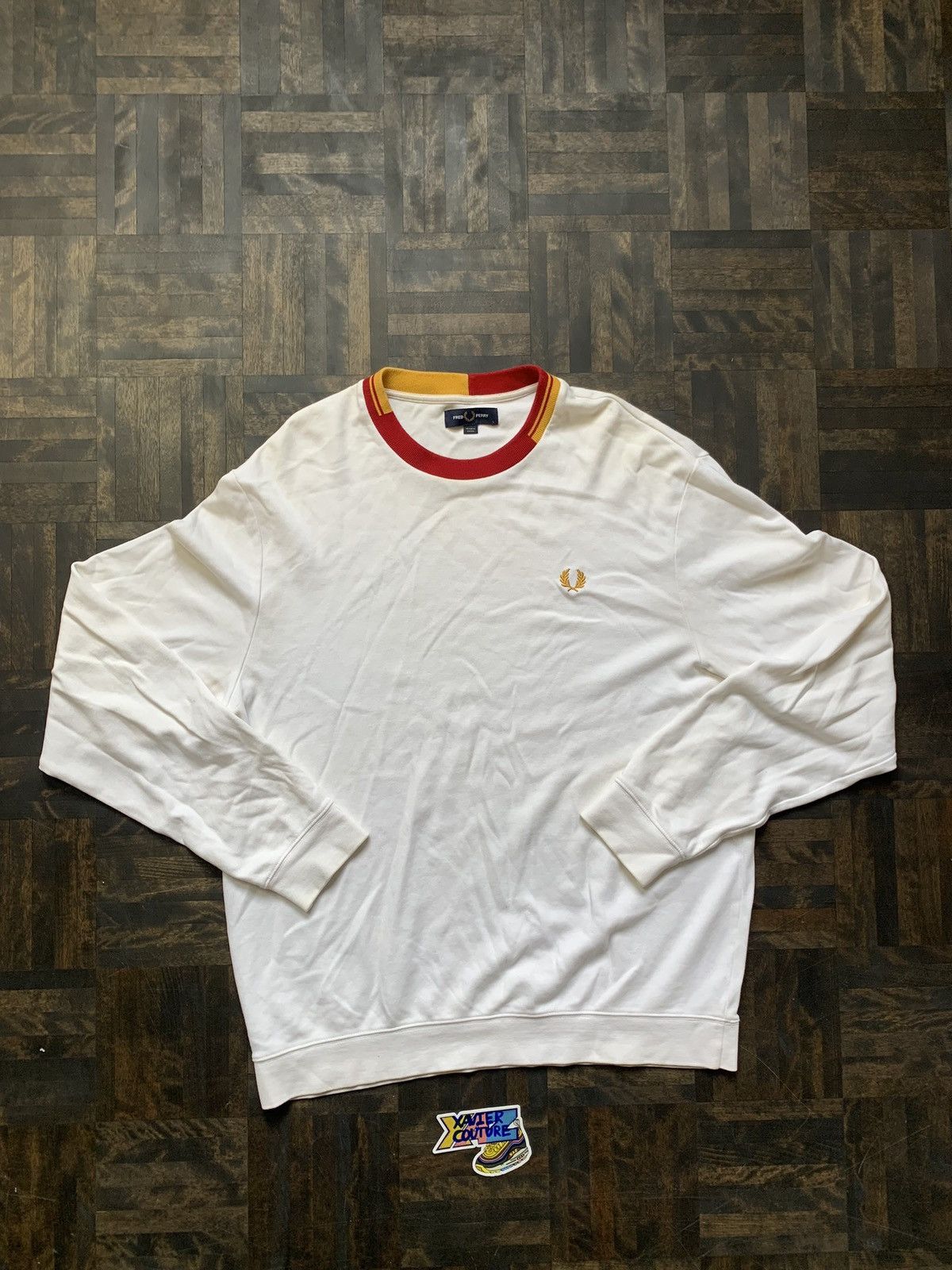 Fred Perry Fred Perry Longsleeve Laurel Wreath White Large Size US L / EU 52-54 / 3 - 2 Thumbnail