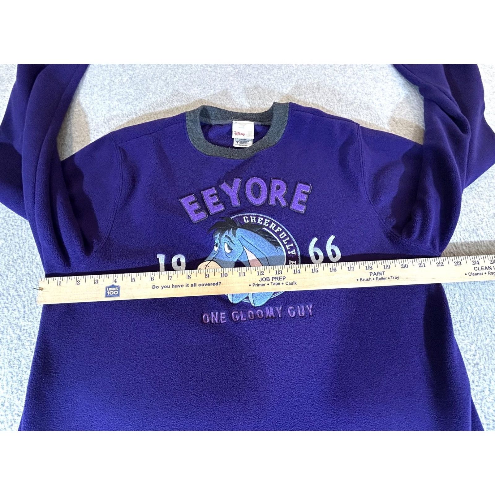 Disney Vintage Disney Sweatshirt Women Small Fleece Eeyore Winnie The Pooh Crewneck 90s Size S / US 4 / IT 40 - 4 Thumbnail