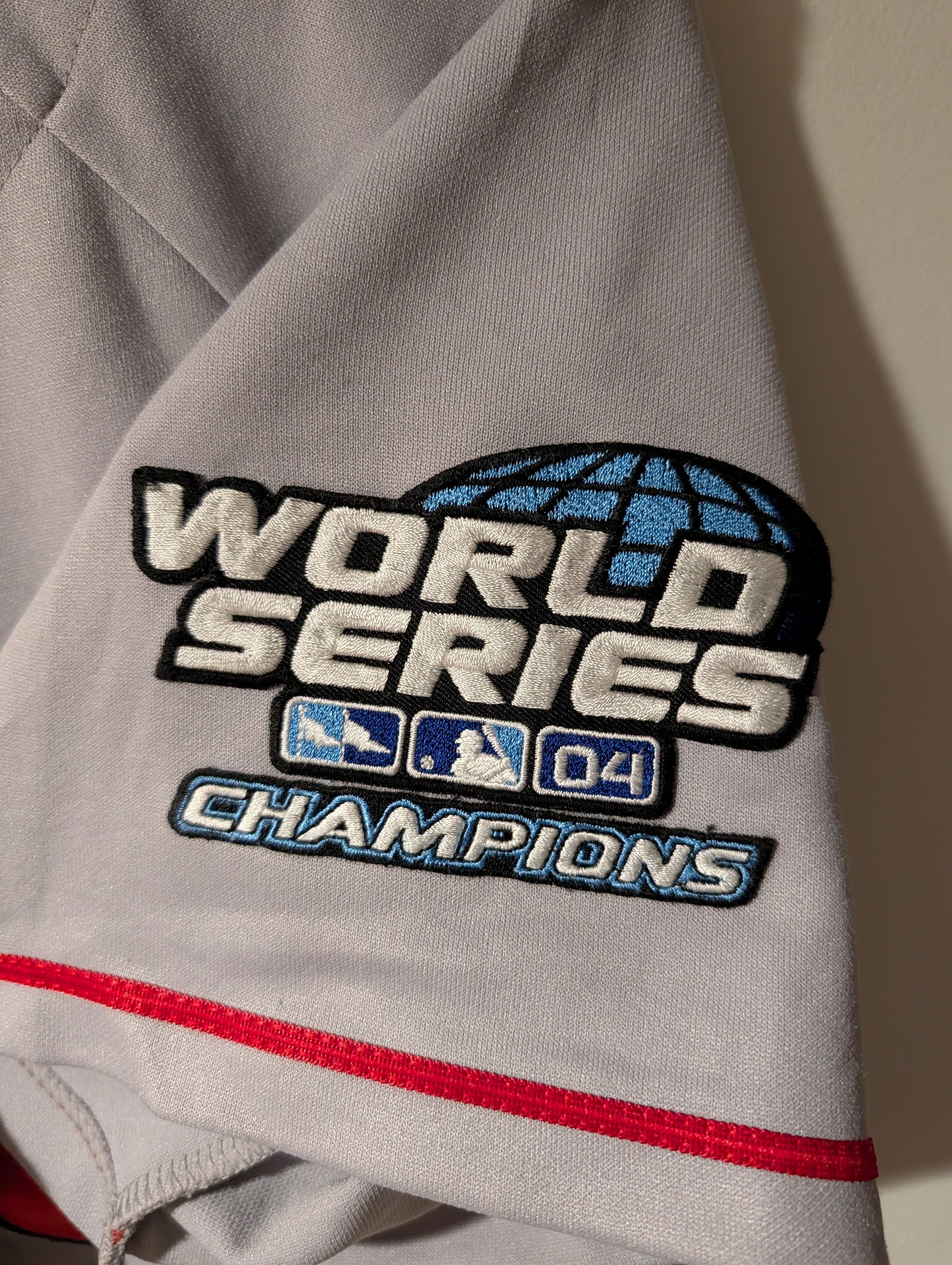 Majestic Vintage 2004 Boston Red Sox World Series Baseball Jersey Size US M / EU 48-50 / 2 - 8 Thumbnail