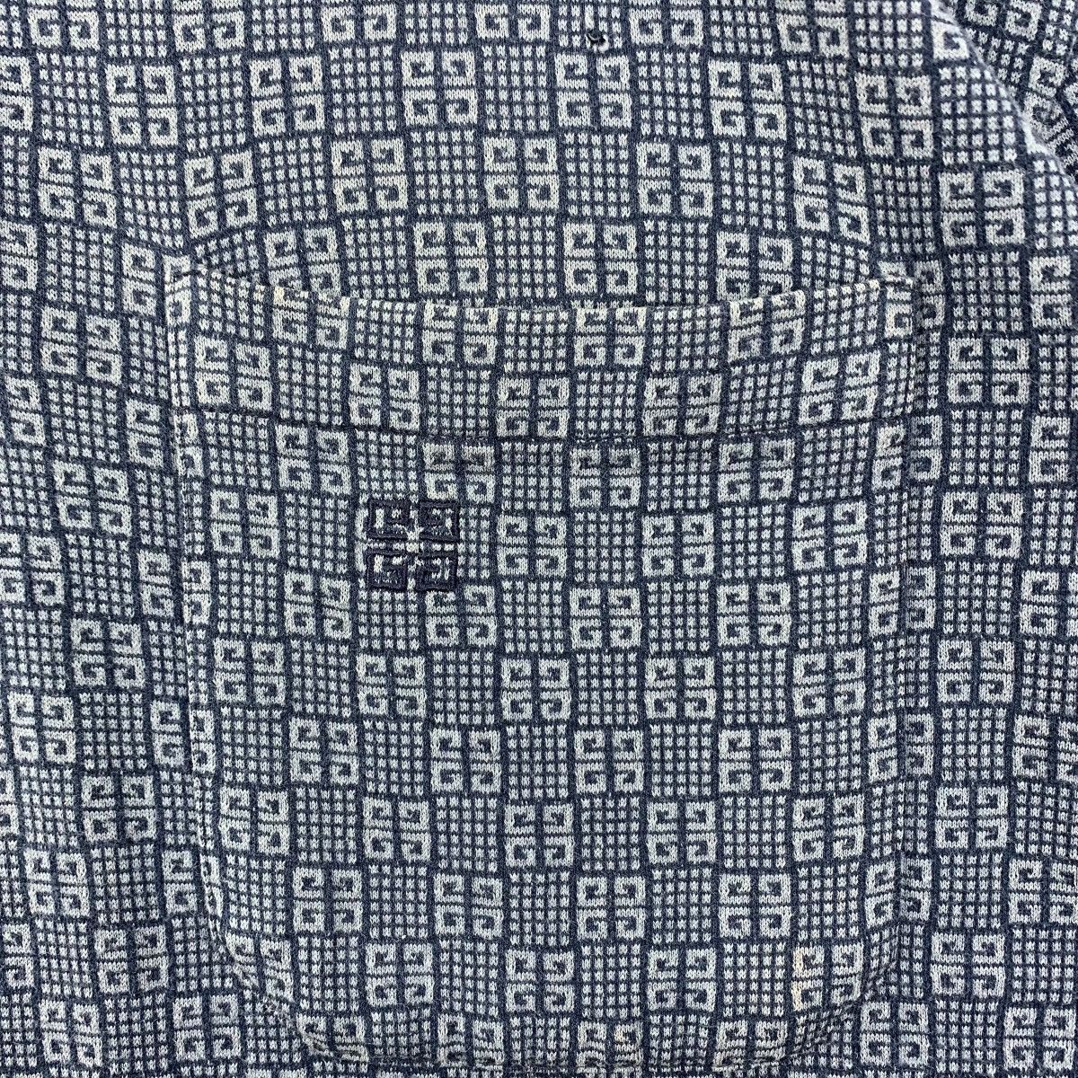 Givenchy × Vintage Vintage GIVENCHY Paris full printed long sleeve pocket tee Size US L / EU 52-54 / 3 - 9 Thumbnail