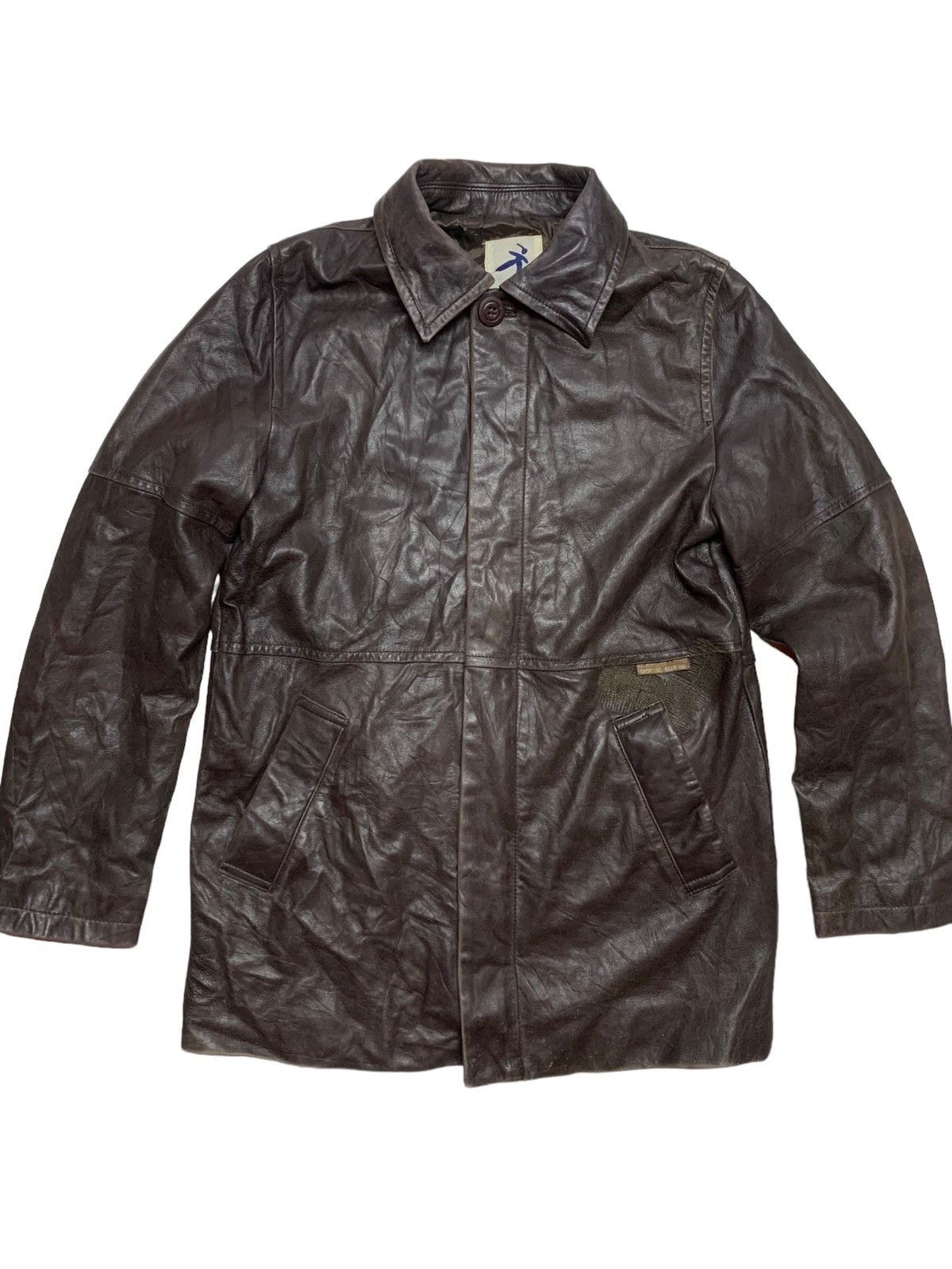 Hai Sporting Gear Vintage 80s brown real leather jacket Size S / US 4 / IT 40 - 13 Thumbnail