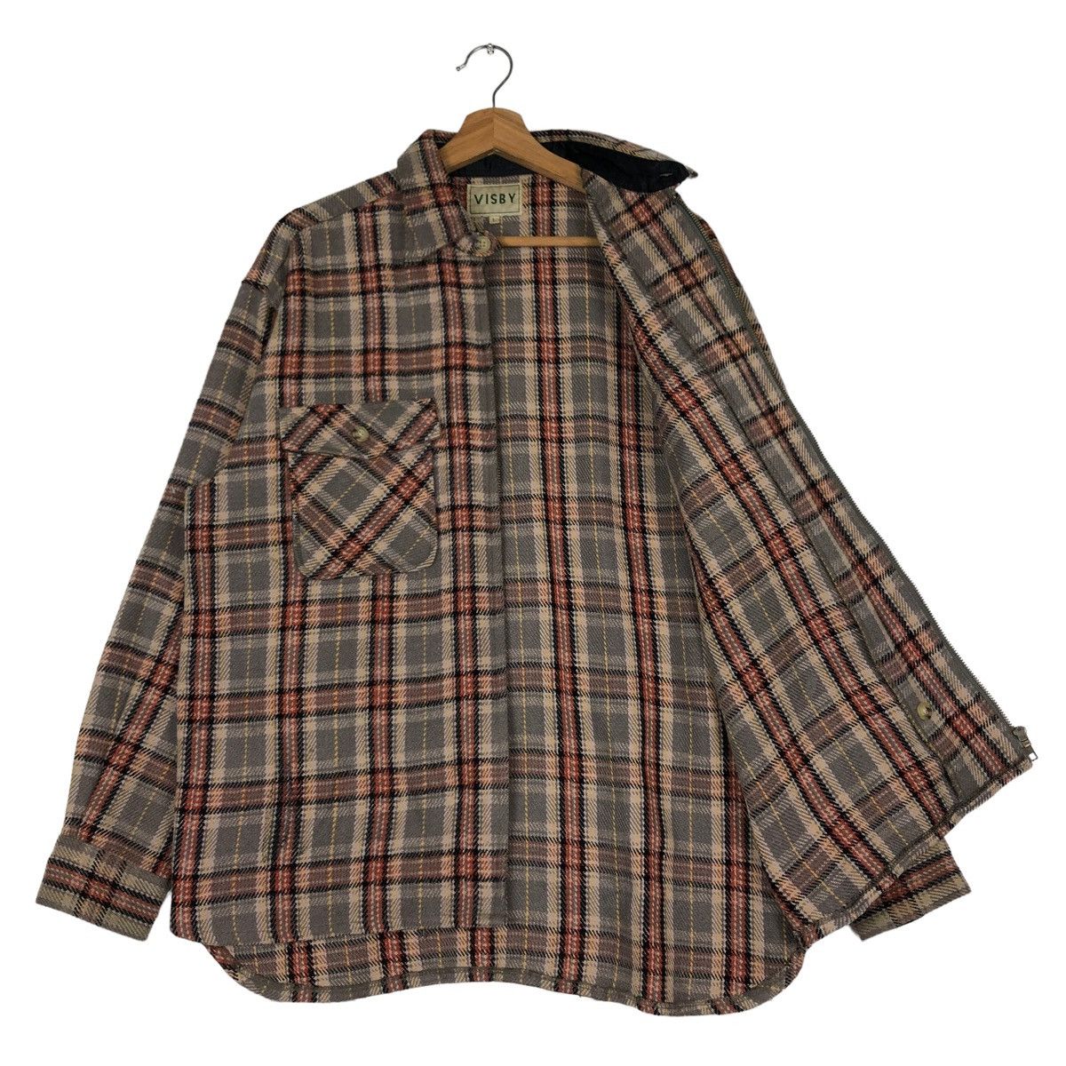 Japanese Brand 🔥VINTAGE WOOL ZIPPER JACKET VISBY ISSEY MIYAKE JAPAN Size US L / EU 52-54 / 3 - 11 Thumbnail