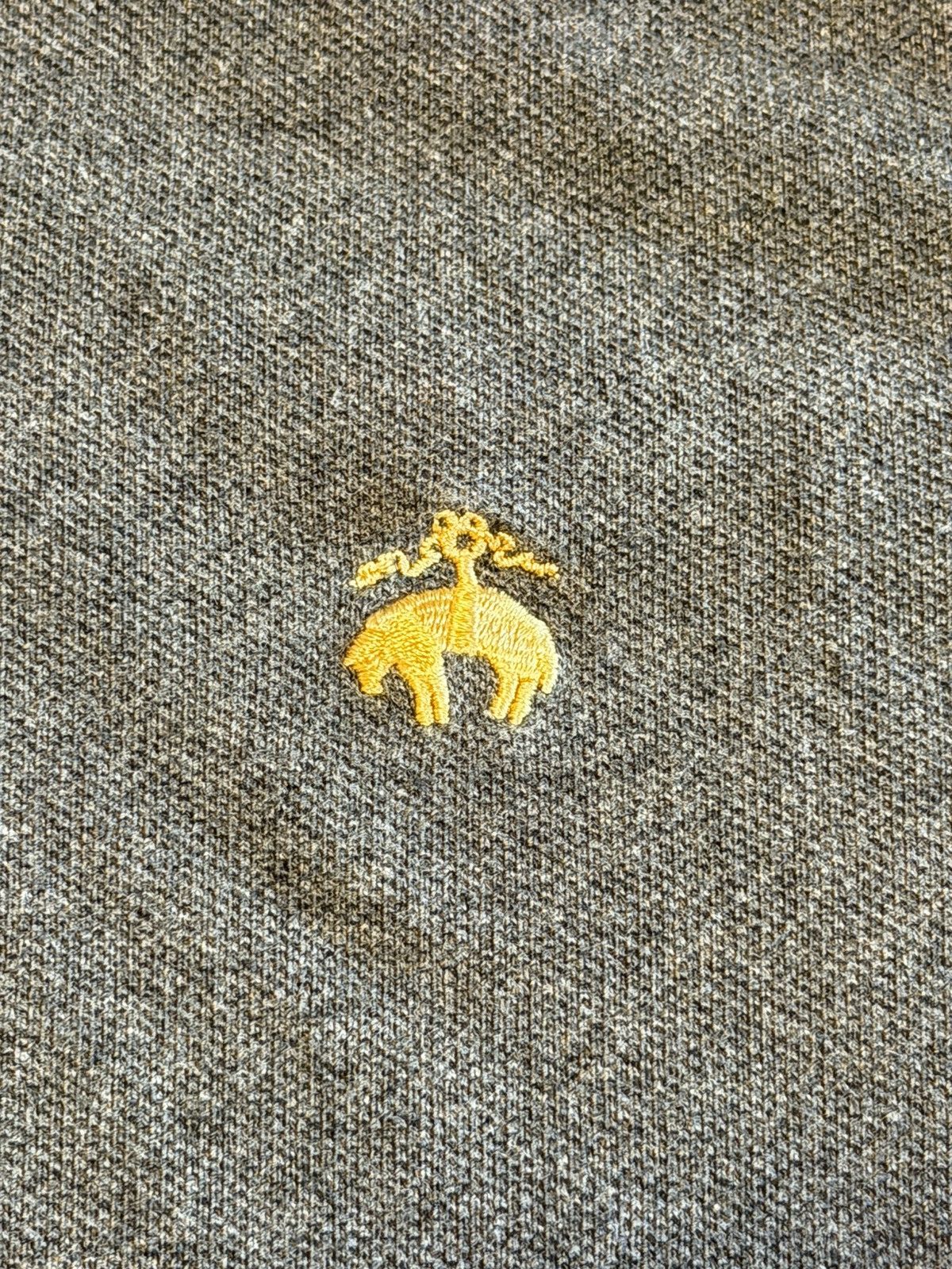 Brooks Brothers Brooks Brothers 1818 Gray Polo Shirt Slim Fit 100% Cotton Size US XL / EU 56 / 4 - 4 Thumbnail